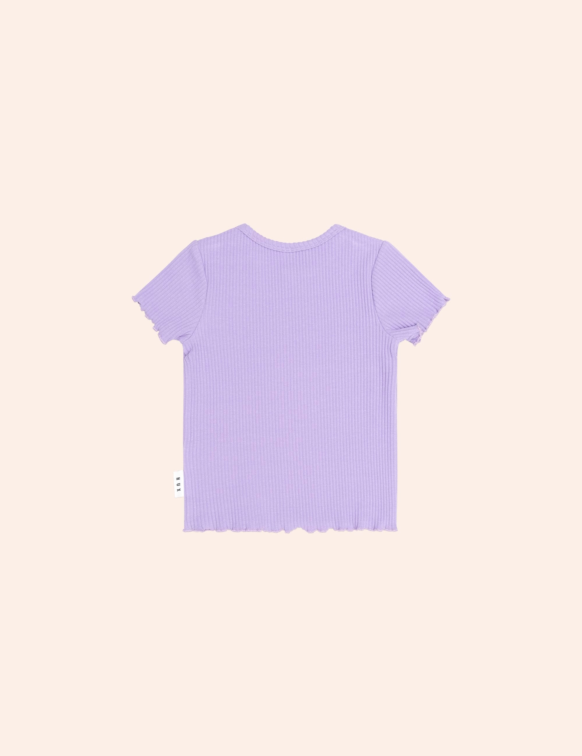 Orchid Rib Tee SL TOP Huxbaby Shopify