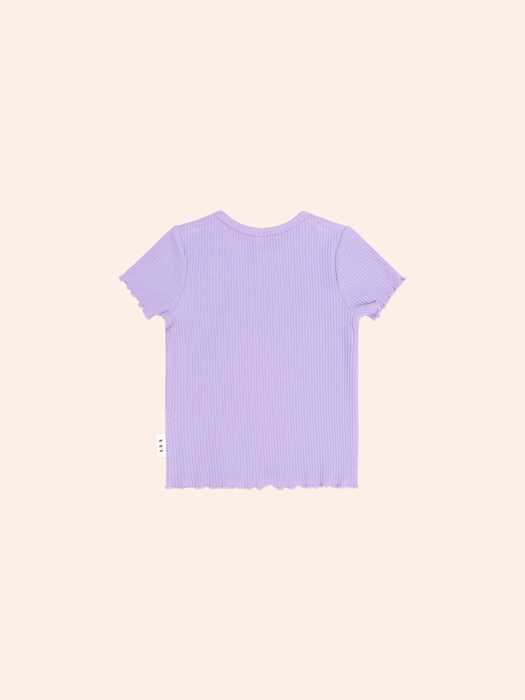 Orchid Rib Tee SL TOP Huxbaby Shopify