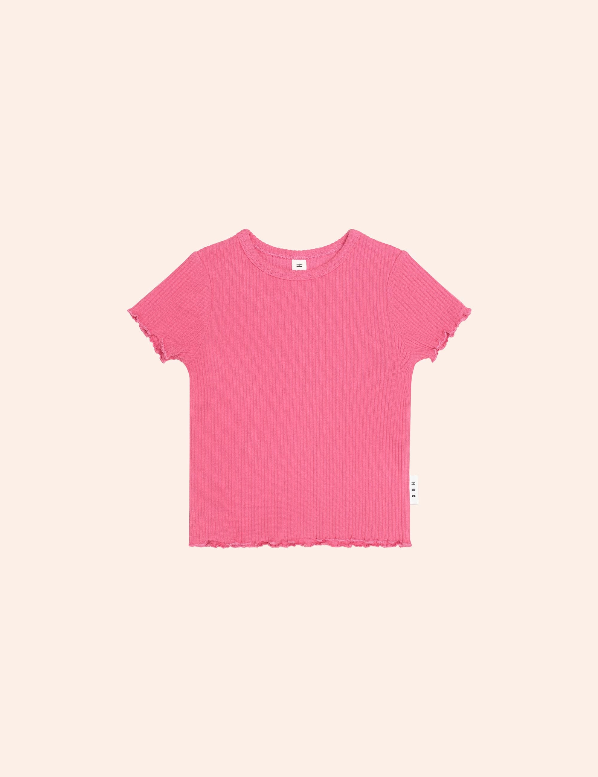 Berry Rib Tee SL TOP Huxbaby Shopify