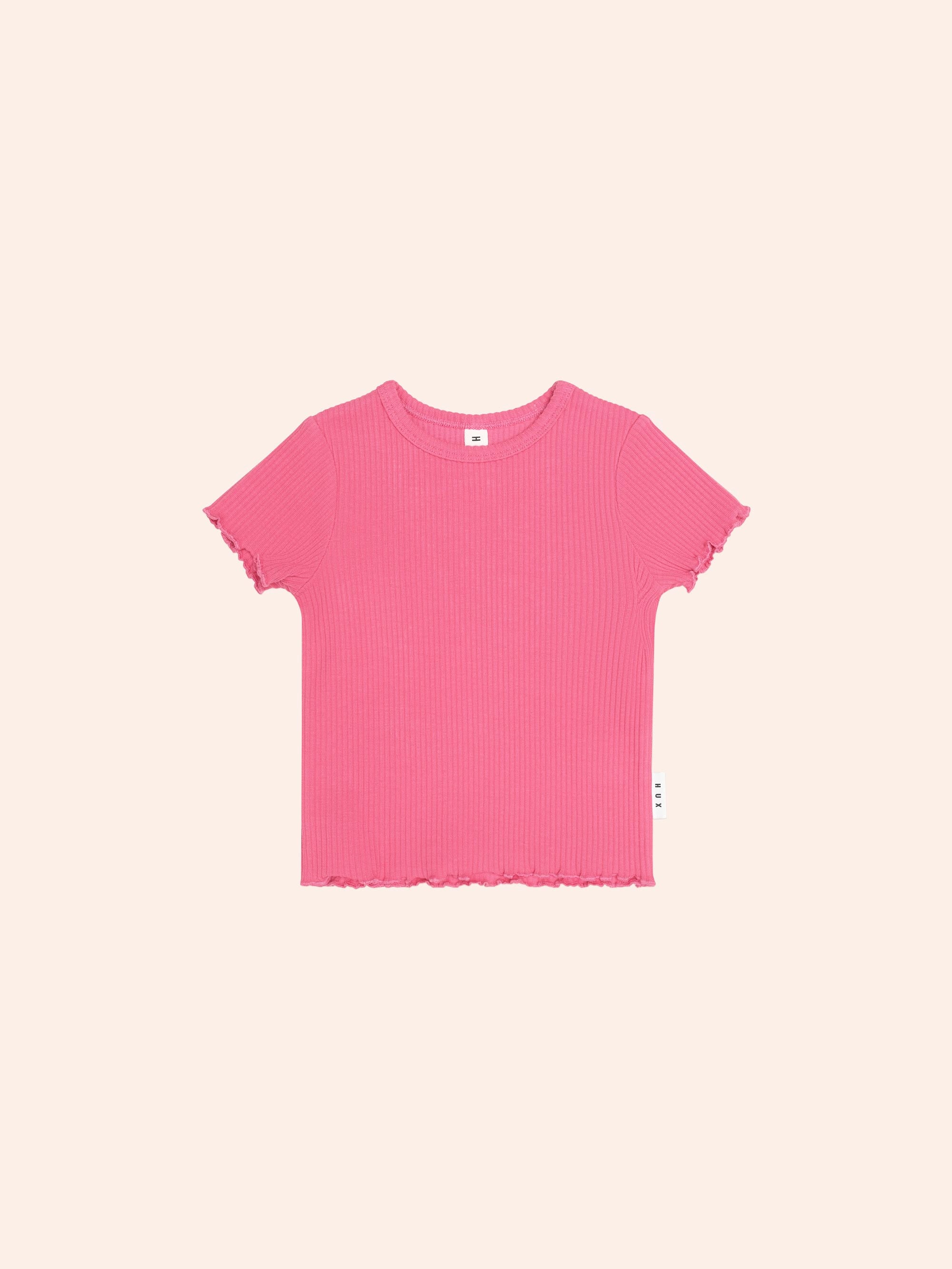 Berry Rib Tee SL TOP Huxbaby Shopify