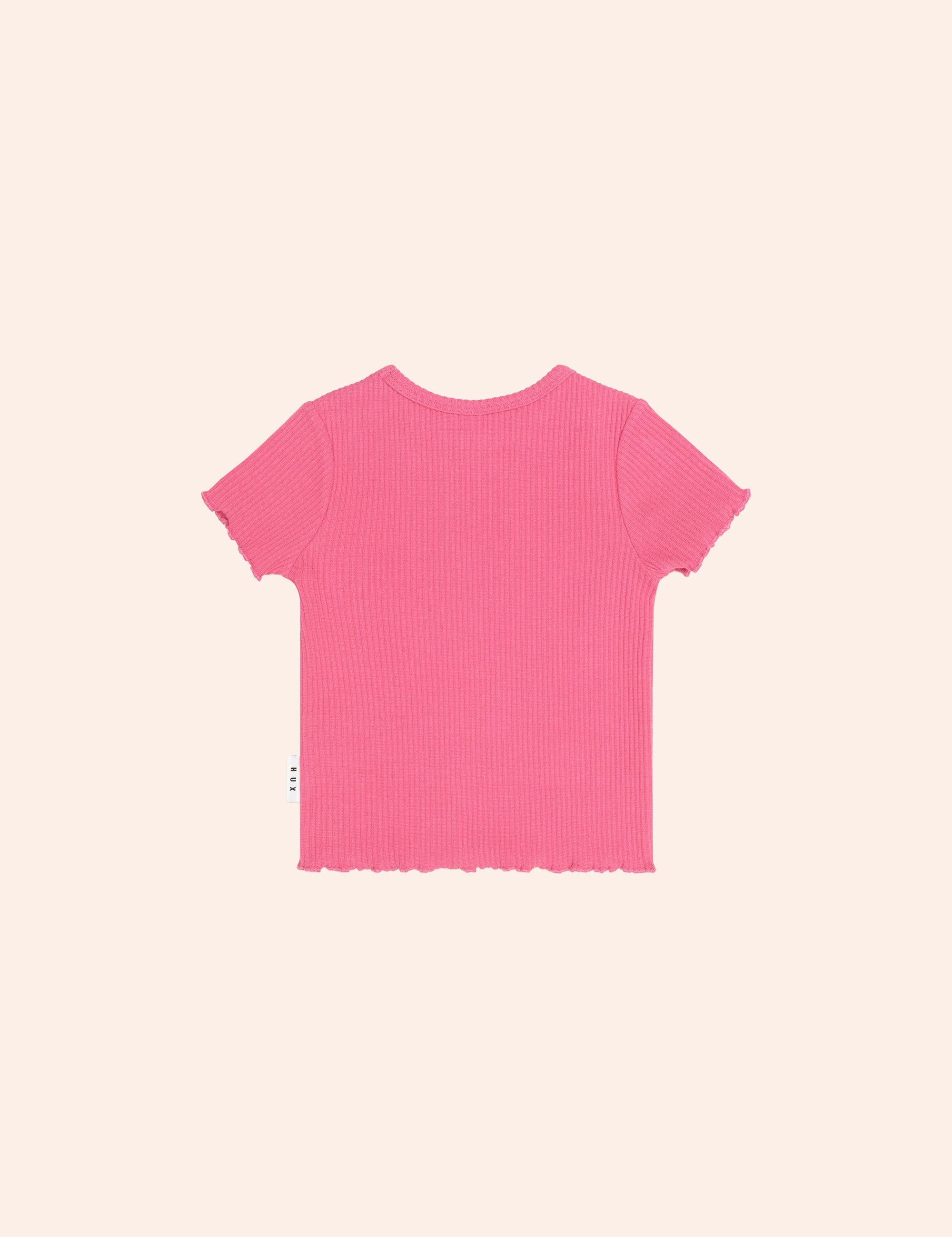 Berry Rib Tee SL TOP Huxbaby Shopify