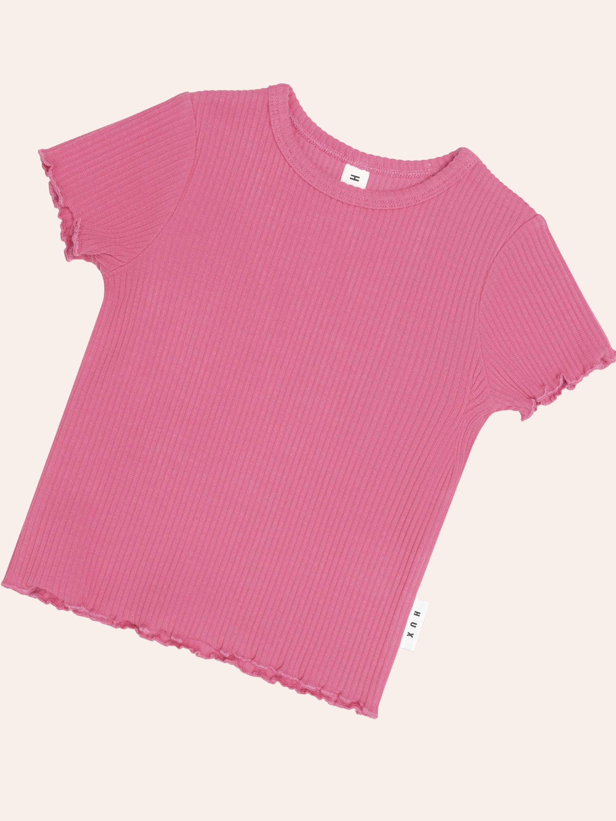 Berry Rib Tee SL TOP Huxbaby Shopify