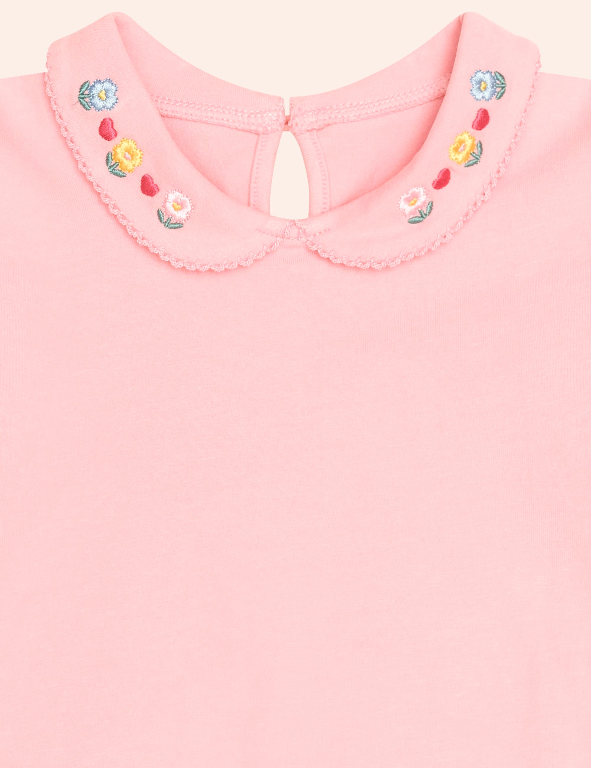 Floral Collar Puff Slv Tee SL TOP Huxbaby Shopify