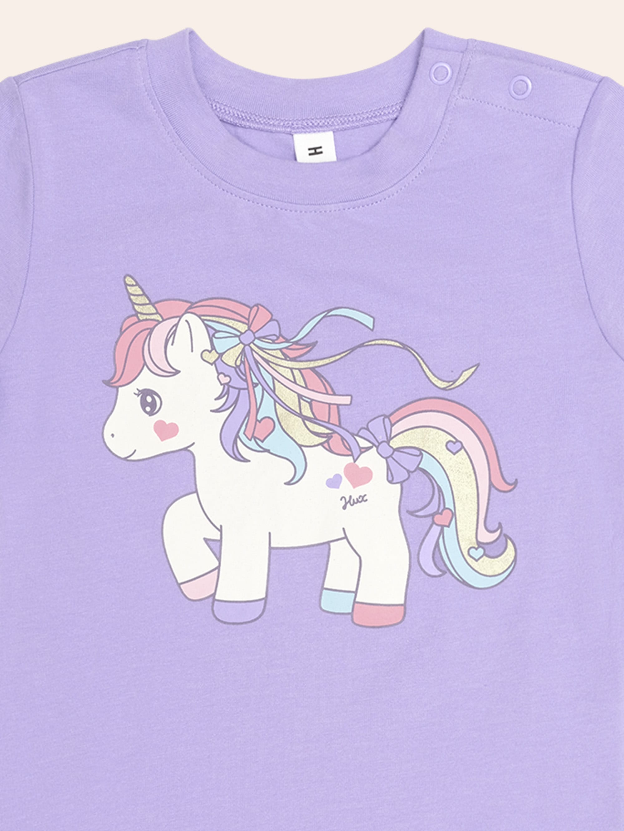 Magical Unicorn Tee SL TOP Huxbaby Shopify