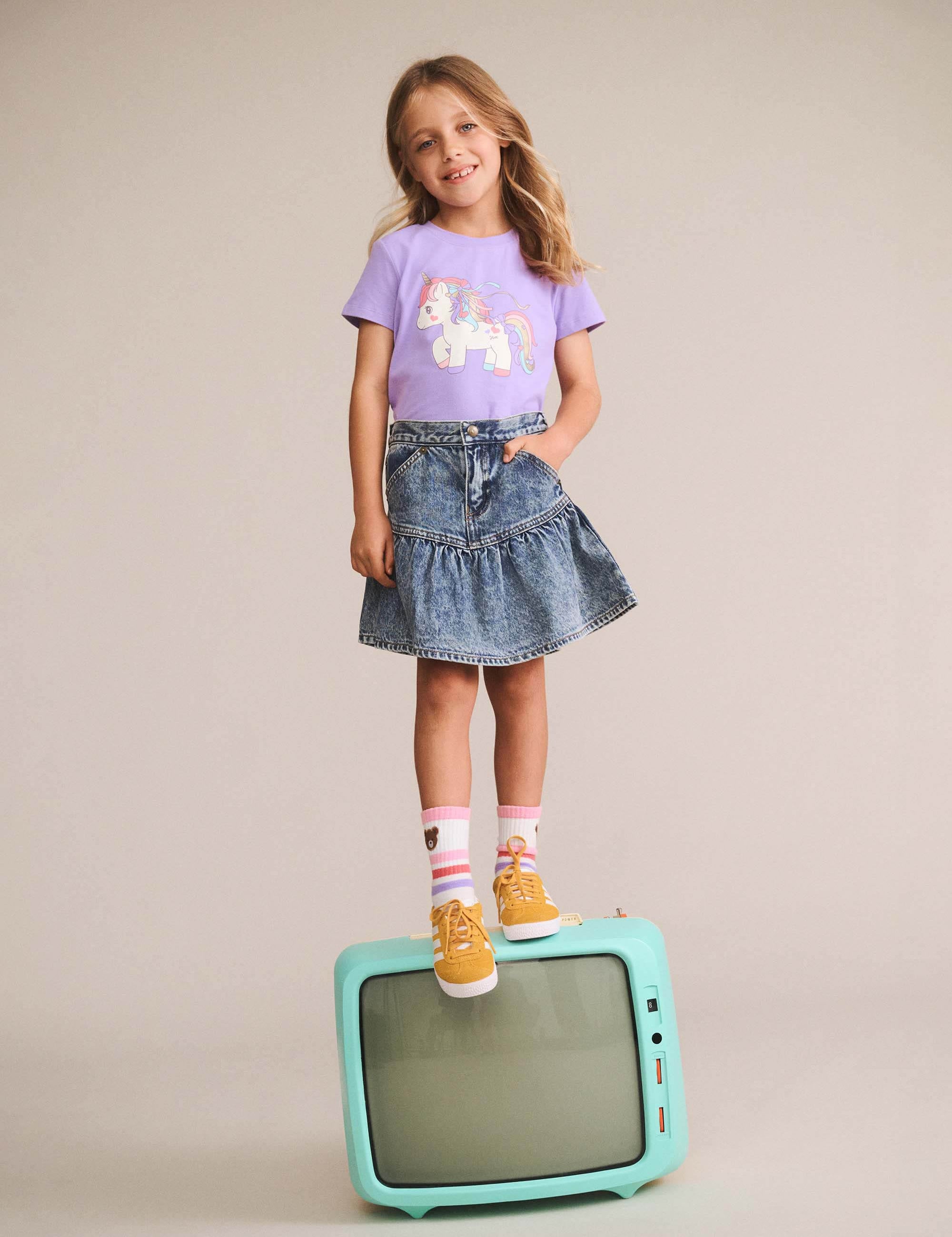 Magical Unicorn Tee SL TOP Huxbaby Shopify
