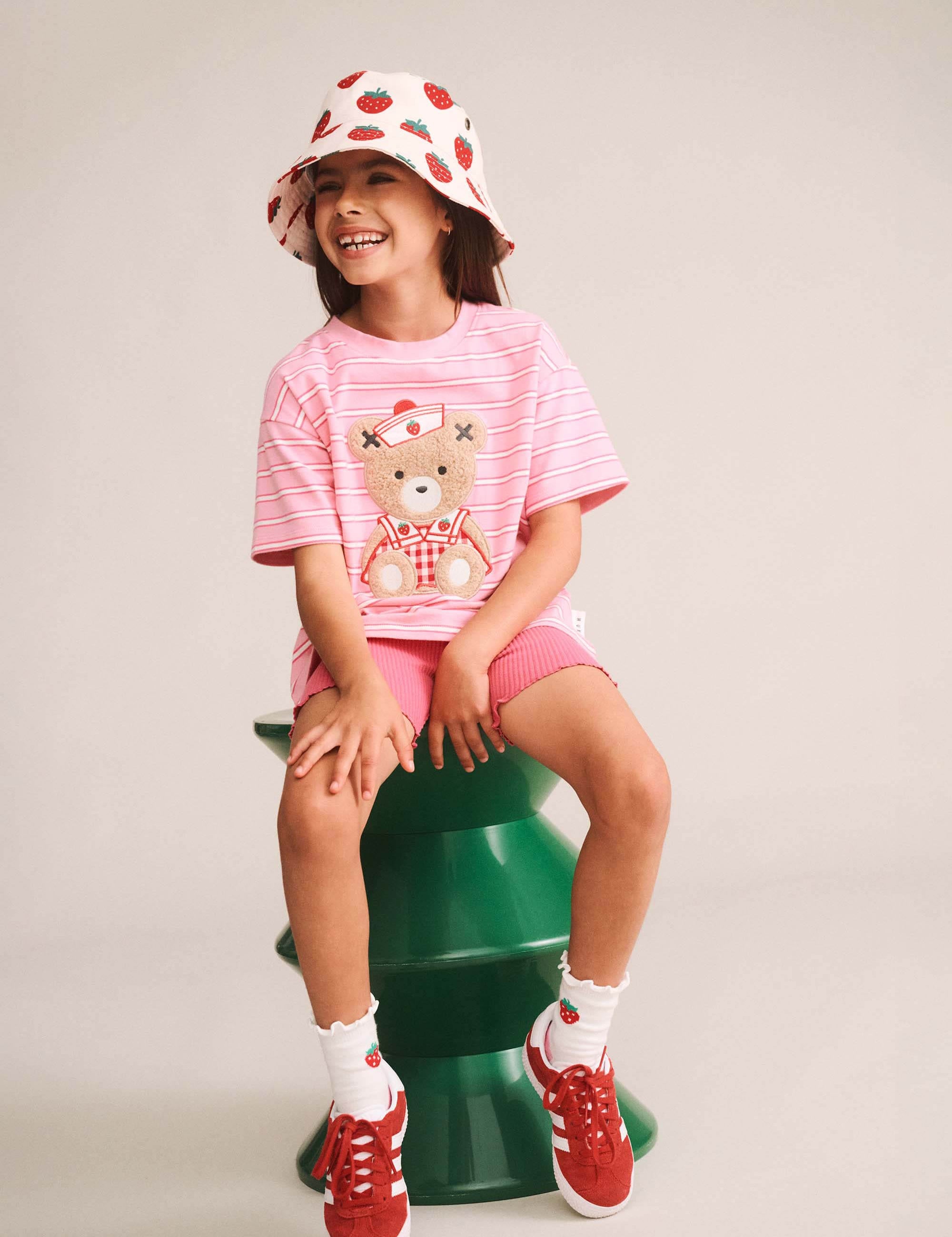 Berry Rib Bike Short SHORT Huxbaby Shopify