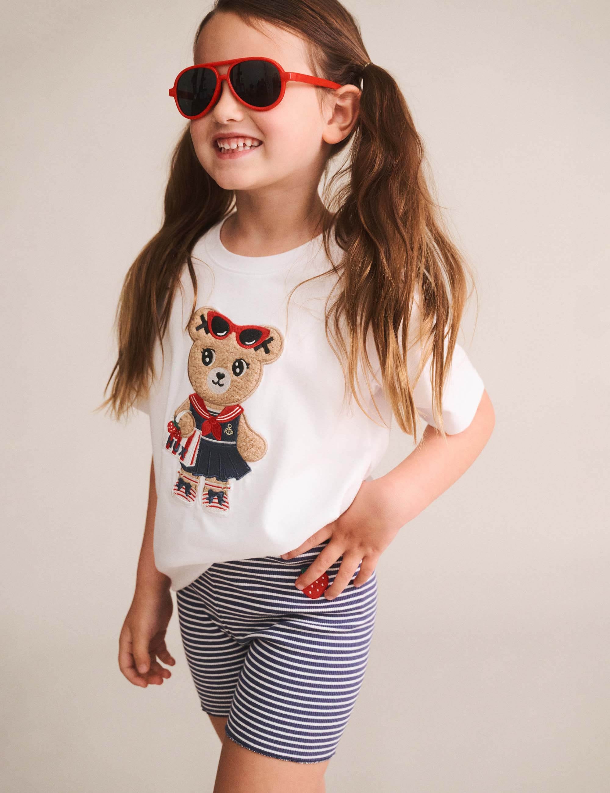 Nautical Vacay Huxette Slouchy Tee SL TOP Huxbaby Shopify