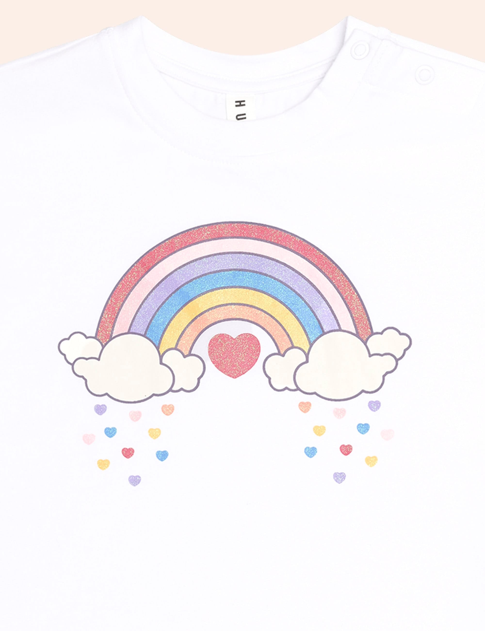 Magical Rainbow Slouchy Tee SL TOP Huxbaby Shopify