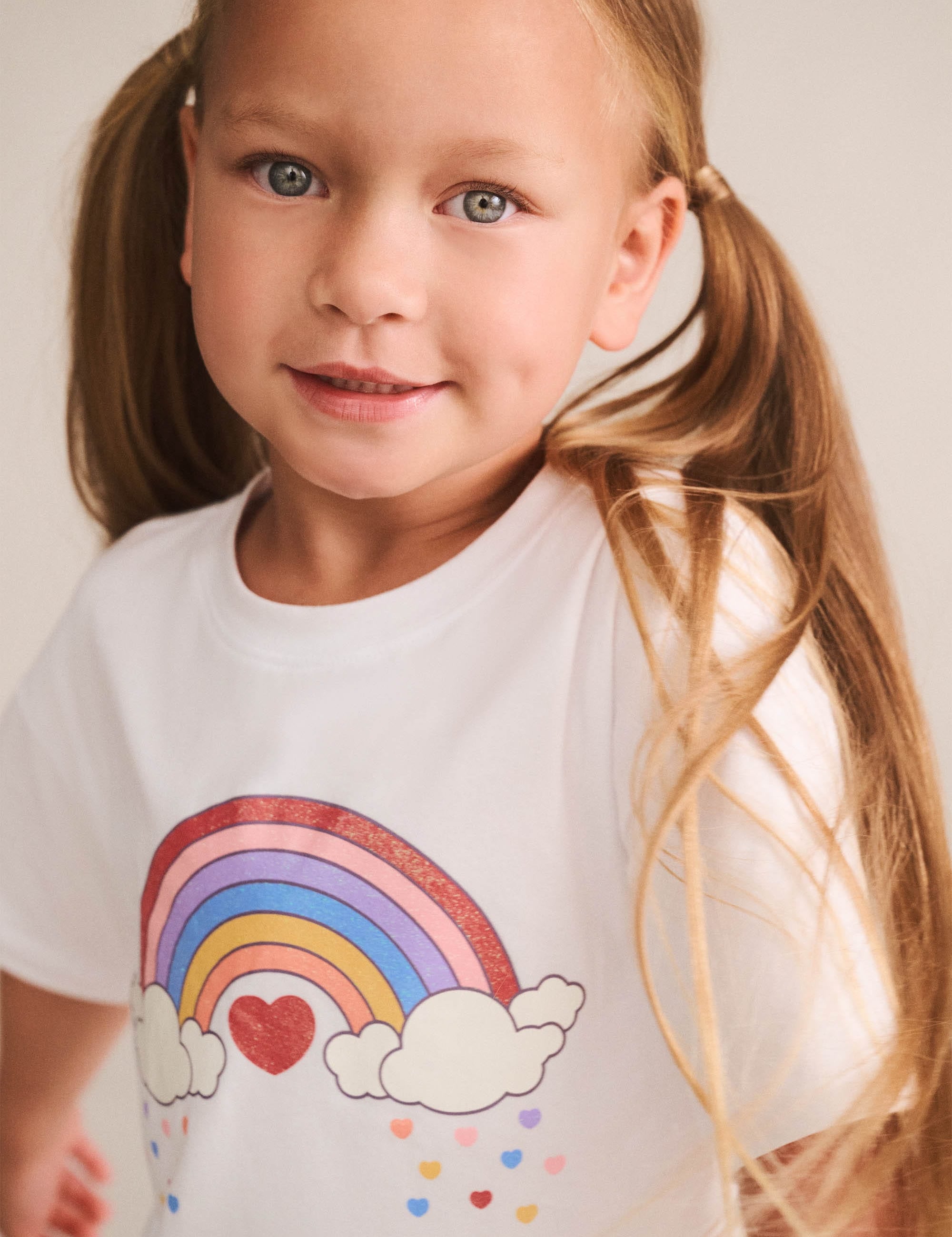 Magical Rainbow Slouchy Tee SL TOP Huxbaby Shopify