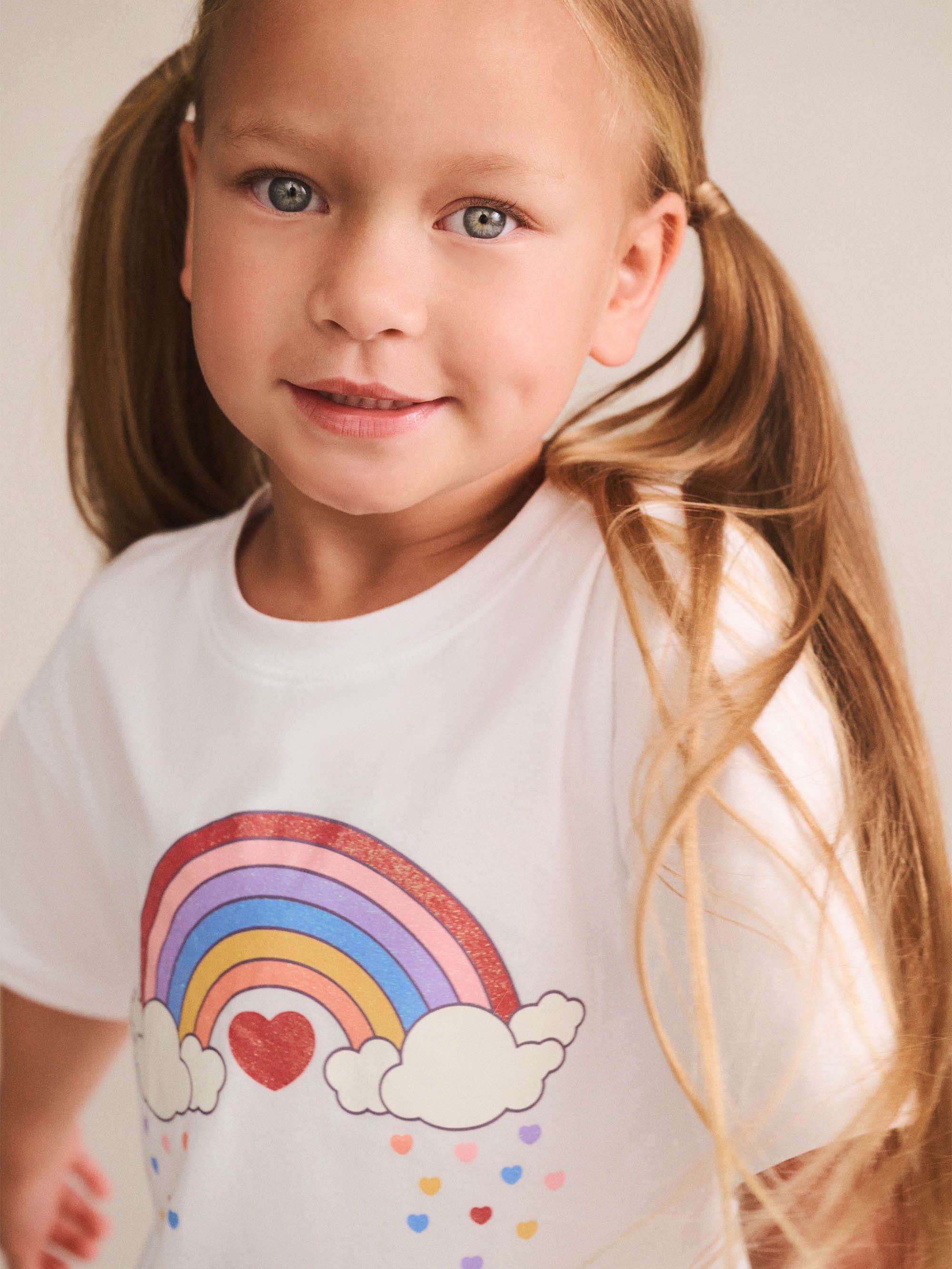 Magical Rainbow Slouchy Tee SL TOP Huxbaby Shopify