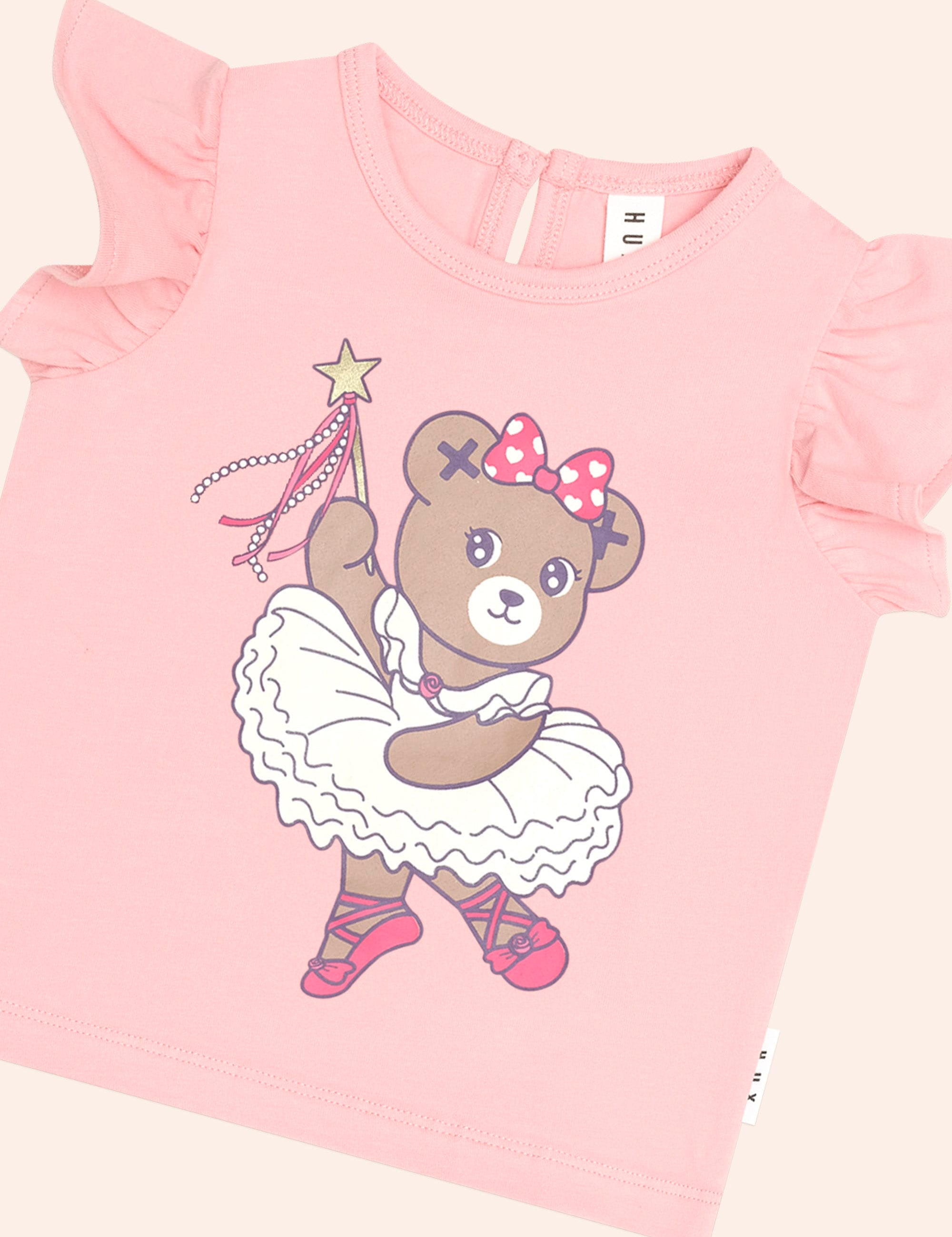 Ballerina Huxette Frill Tee SL TOP Huxbaby Shopify