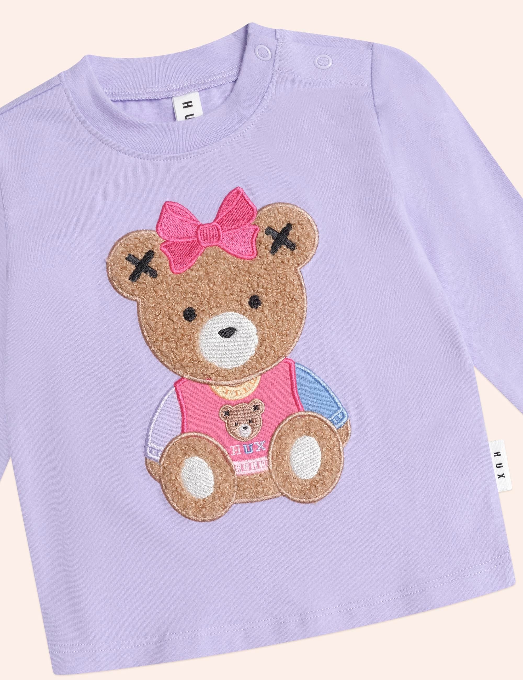 Varsity Huxette Top TOP LS Huxbaby