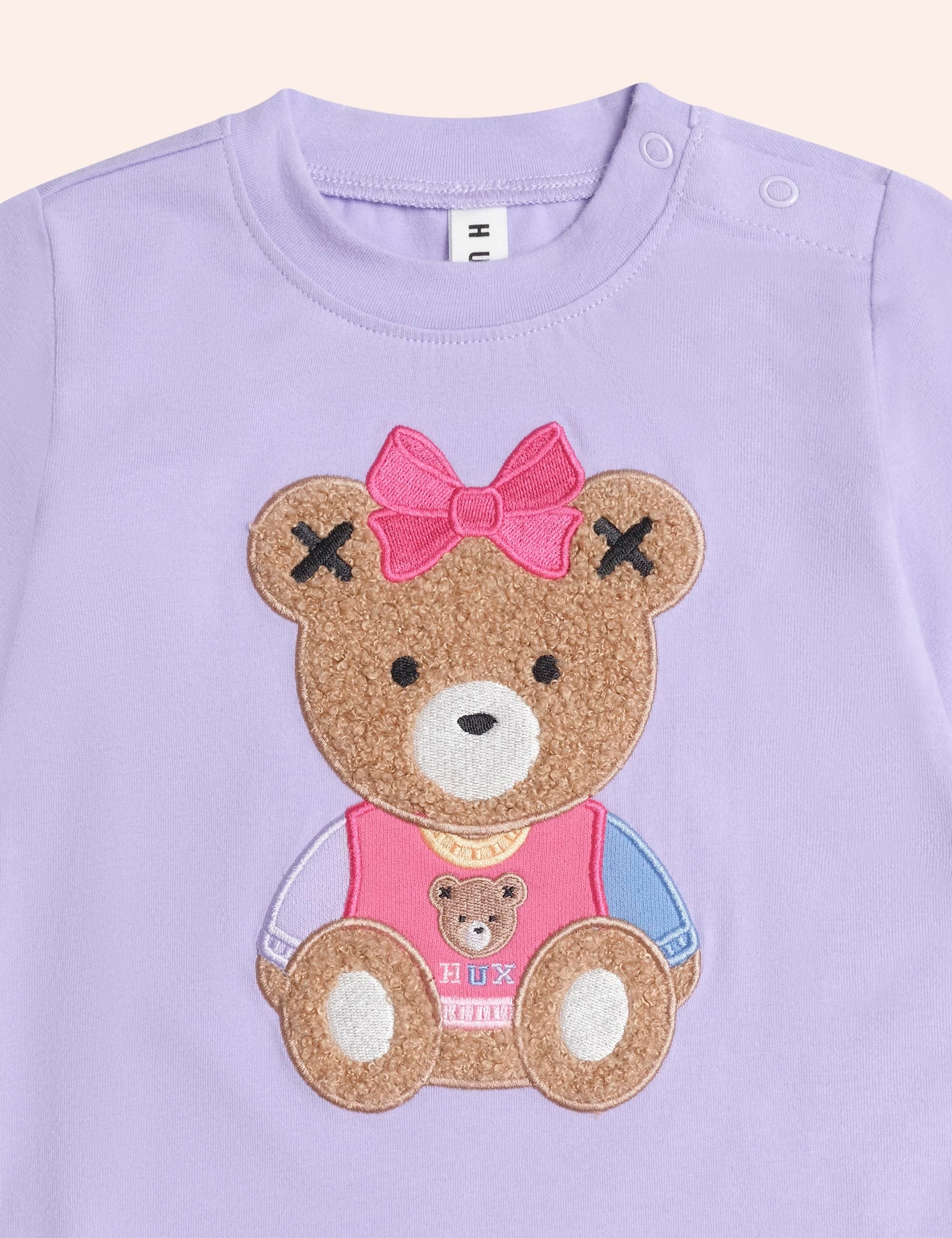 Varsity Huxette Top TOP LS Huxbaby