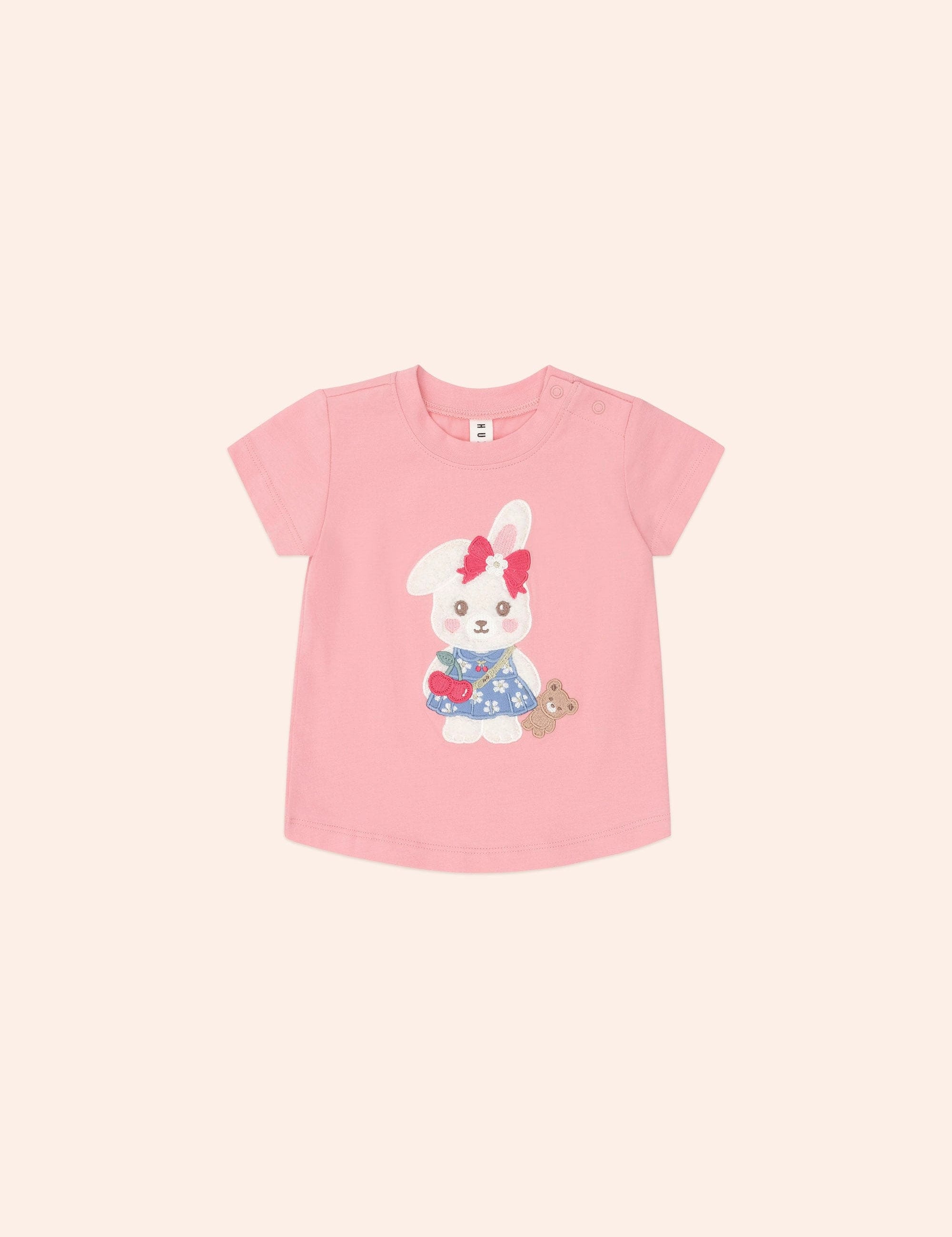 Flower Field Bunny Tee T-SHIRT Huxbaby