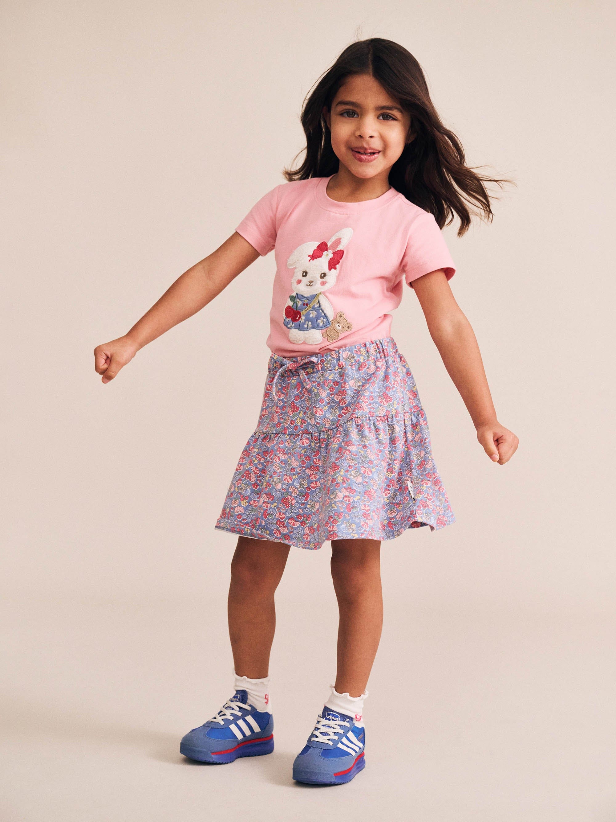 Flower Field Bunny Tee T-SHIRT Huxbaby