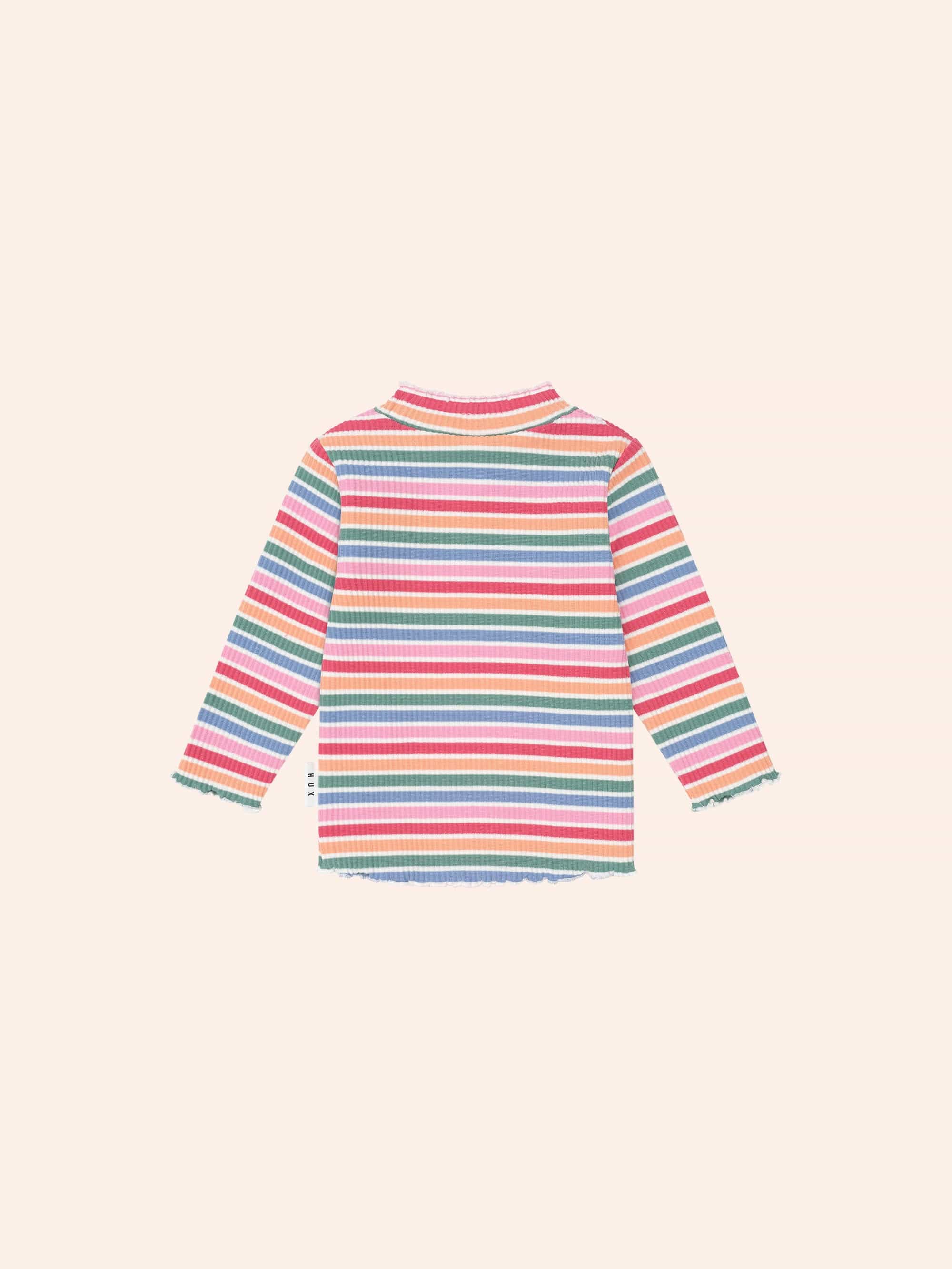 Tutti Frutti Stripe Rib Skivvy Huxbaby