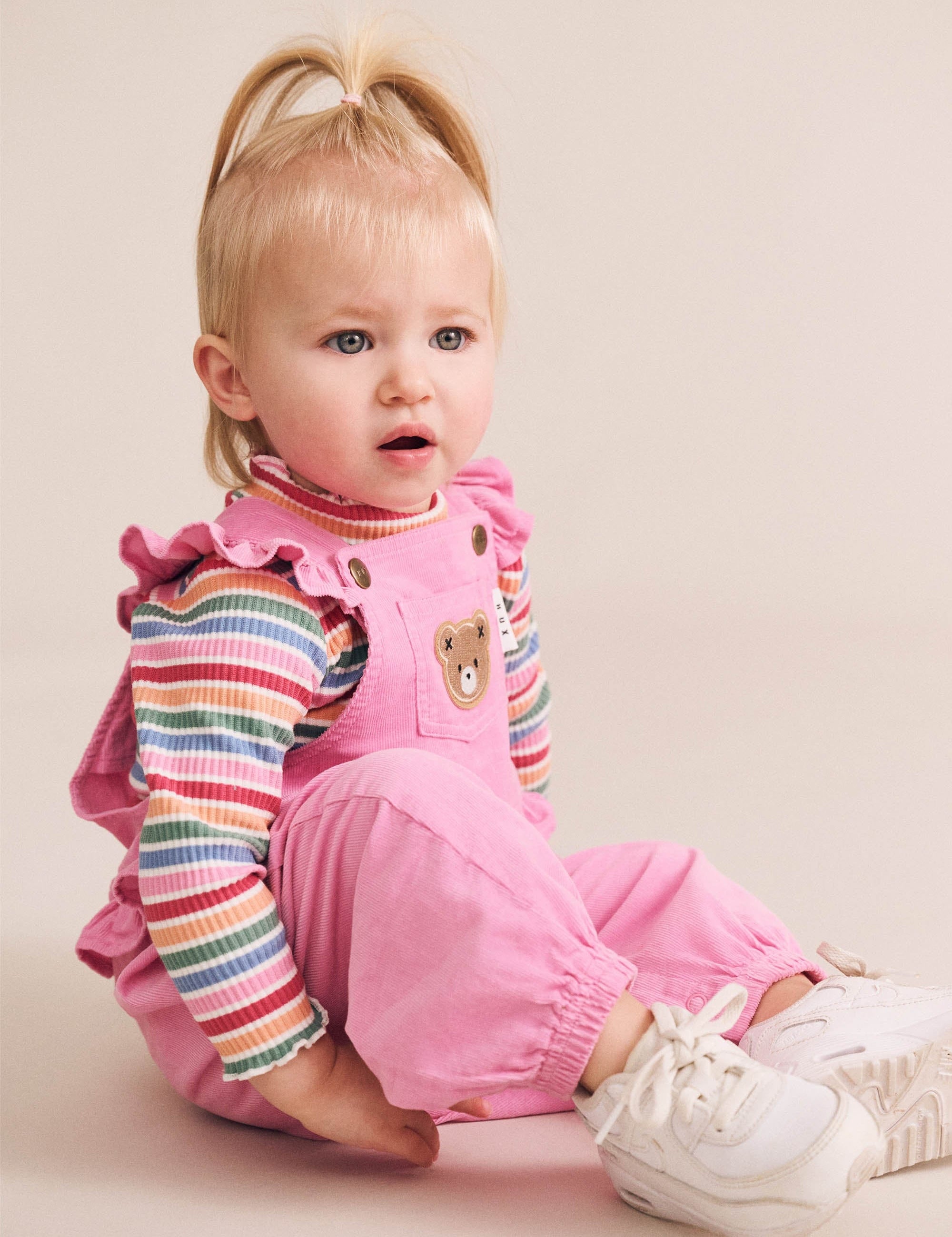 Tutti Frutti Stripe Rib Skivvy Huxbaby