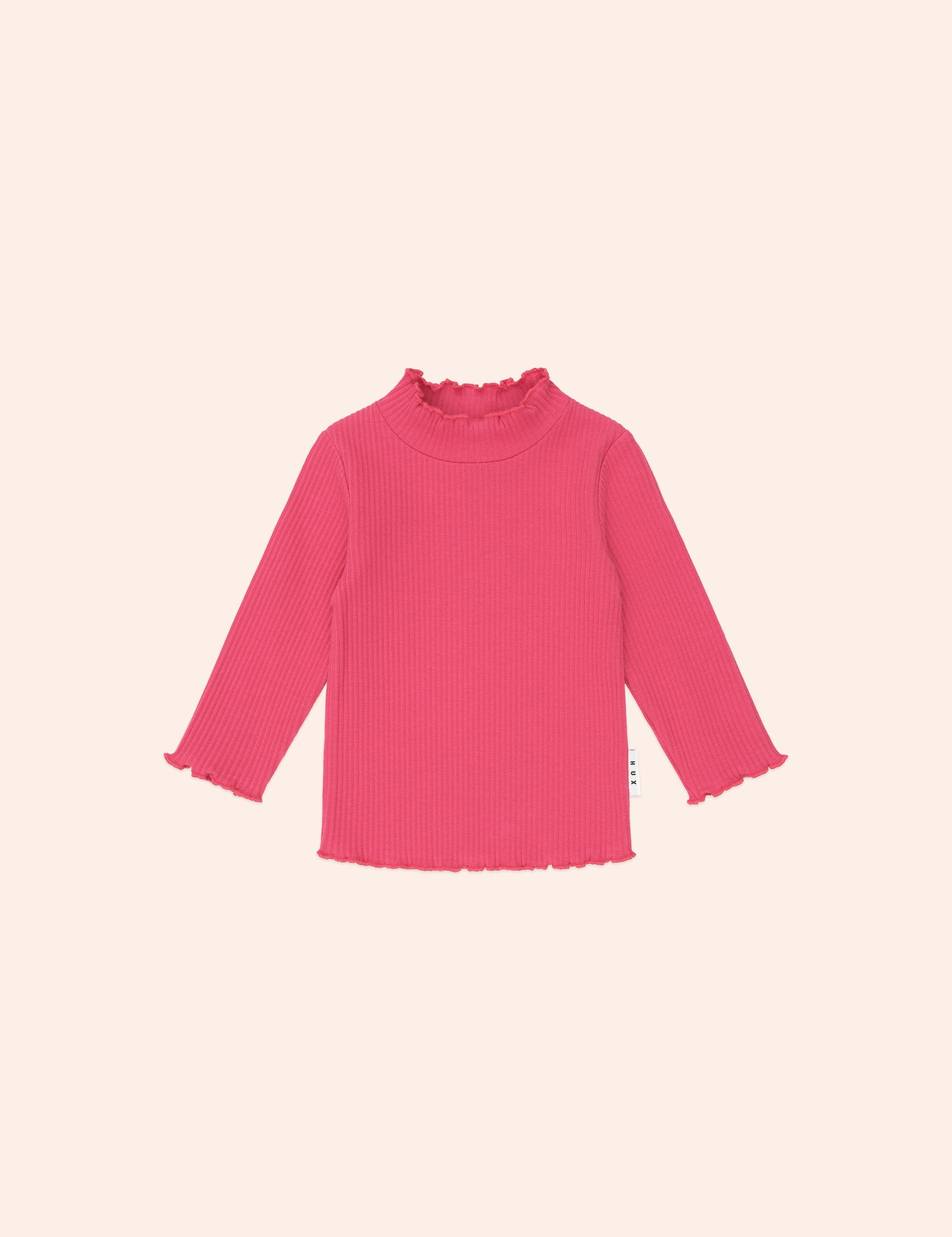 Cherry Rib Skivvy TOP LS Huxbaby