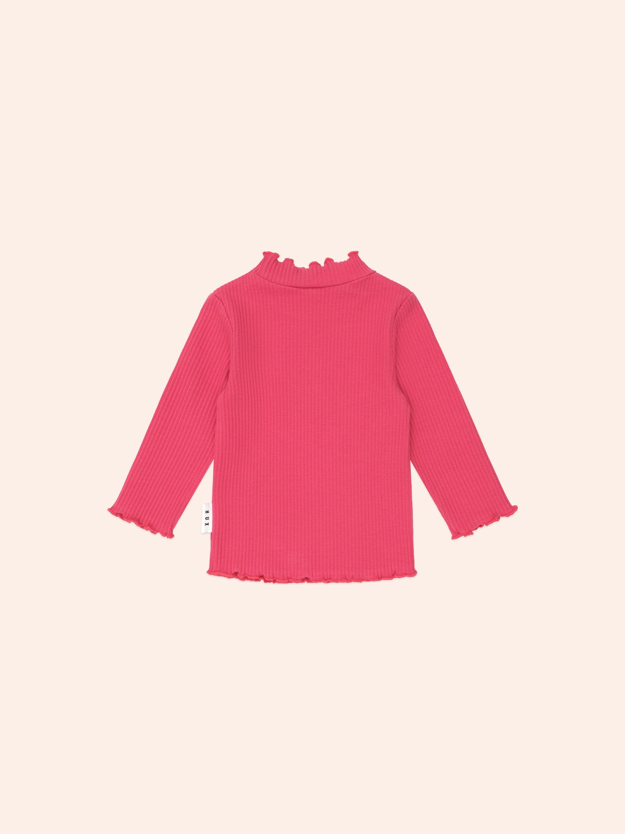 Cherry Rib Skivvy TOP LS Huxbaby