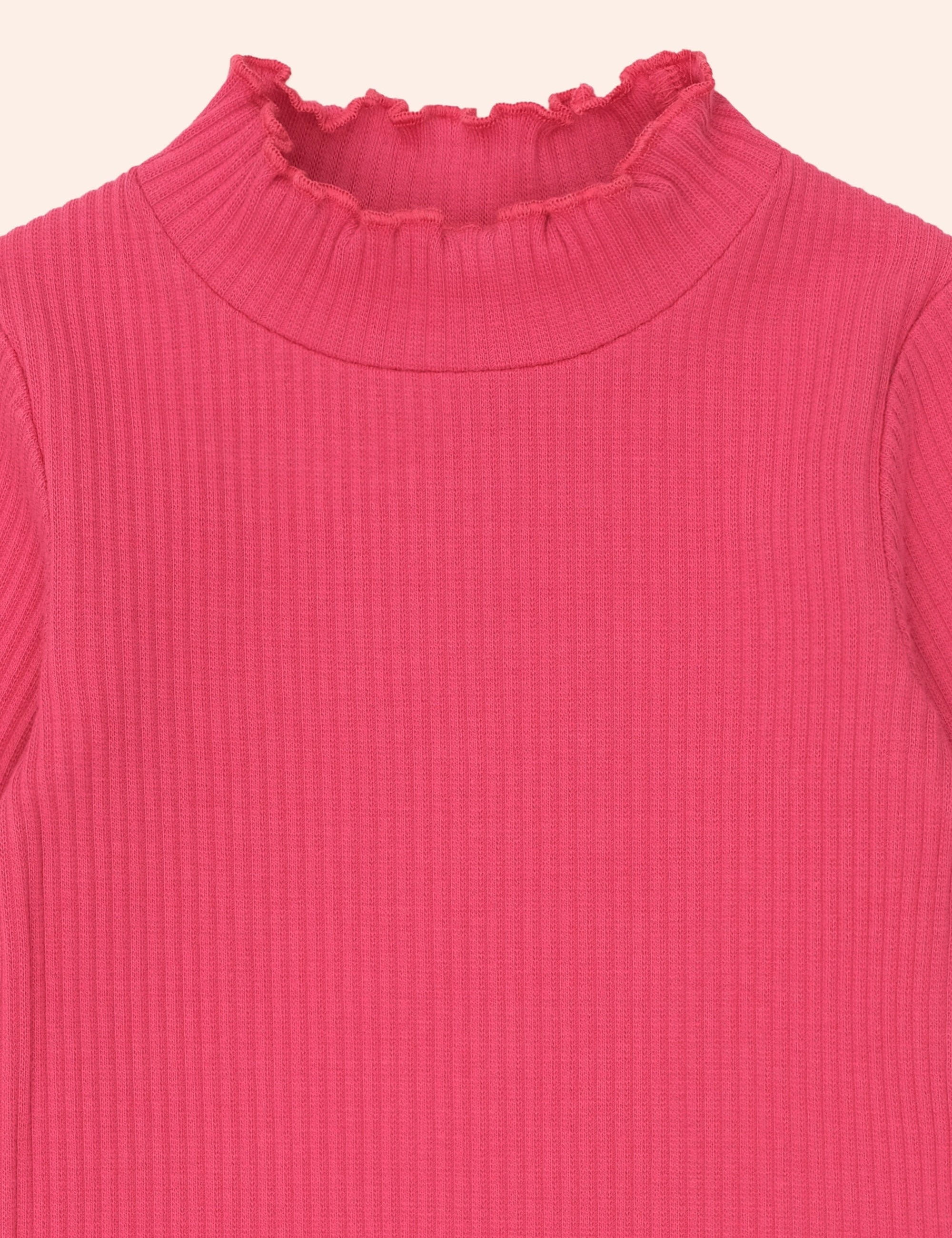 Cherry Rib Skivvy TOP LS Huxbaby