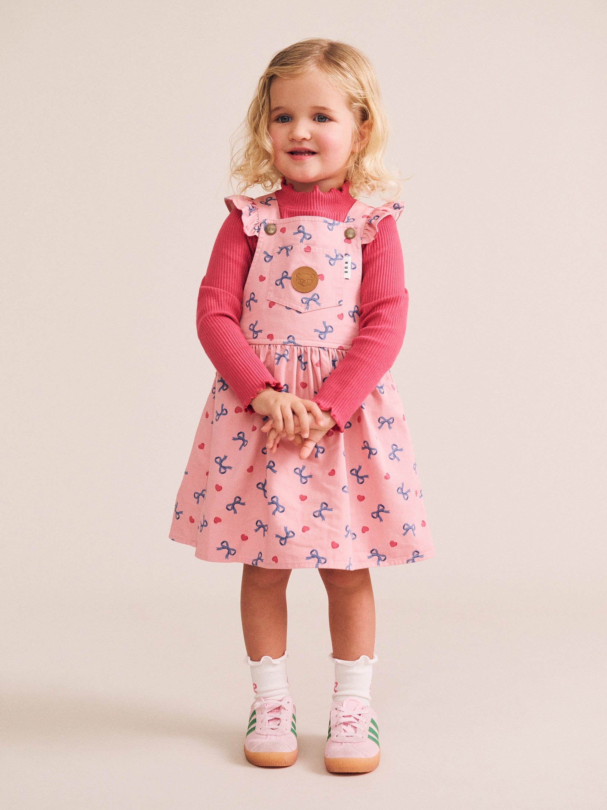 Cherry Rib Skivvy TOP LS Huxbaby