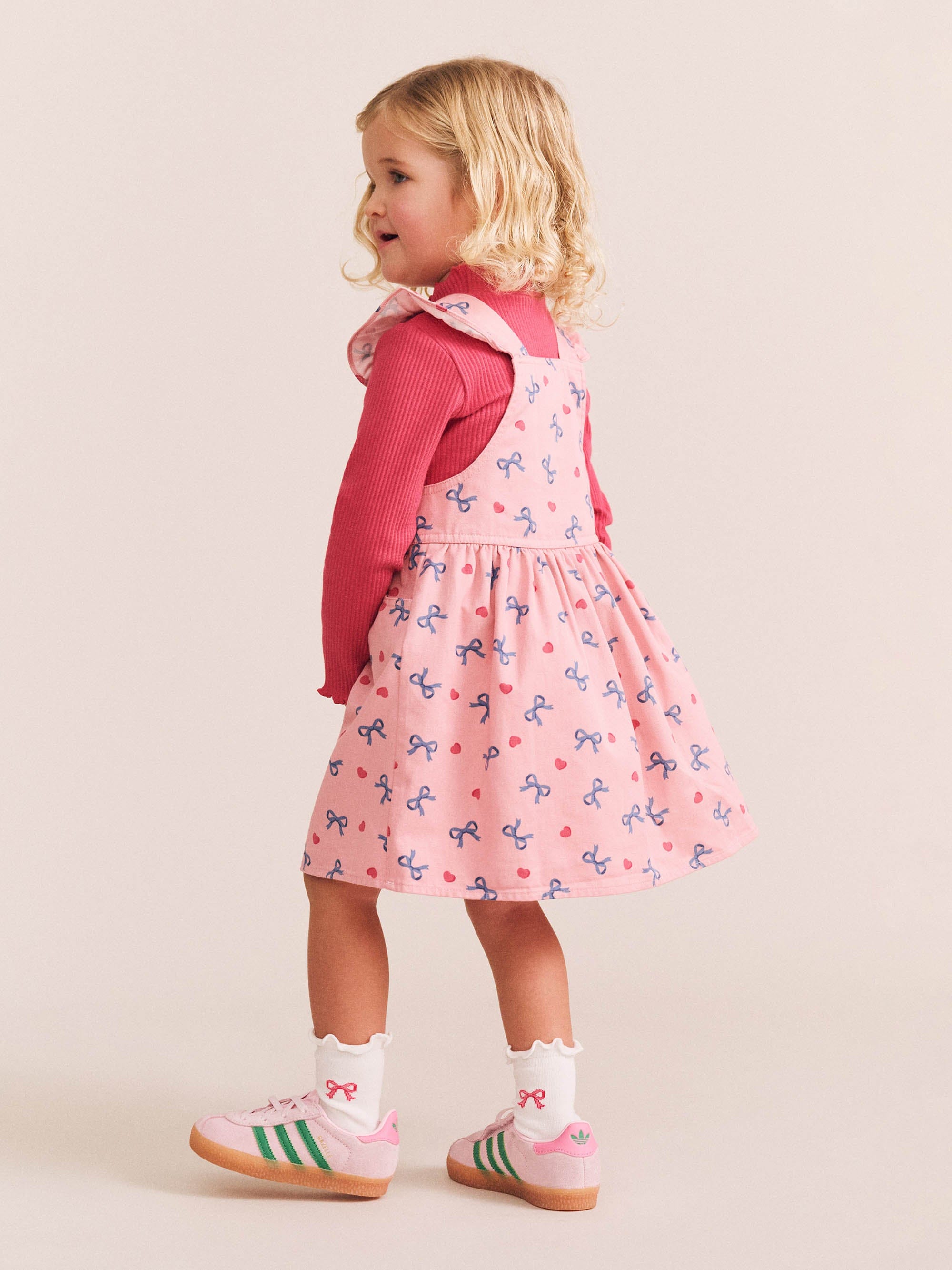 Cherry Rib Skivvy TOP LS Huxbaby