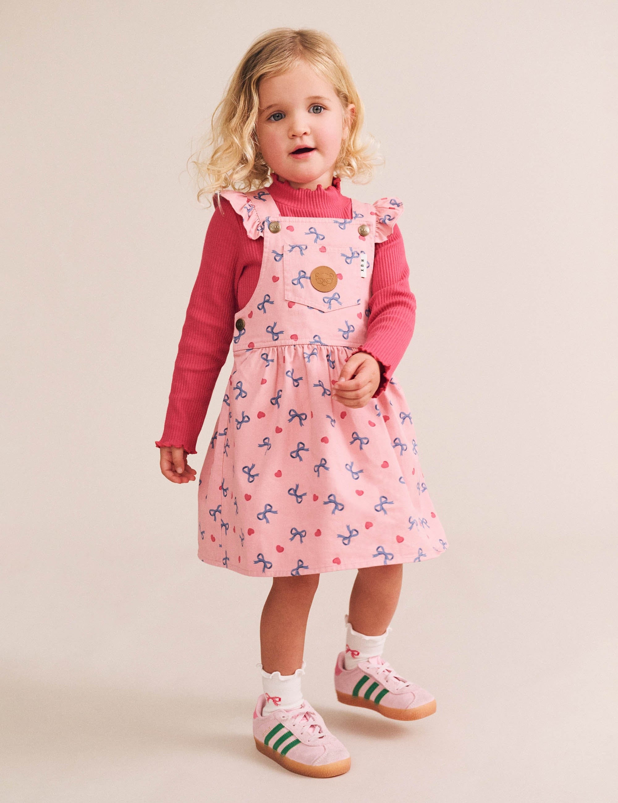 Cherry Rib Skivvy TOP LS Huxbaby