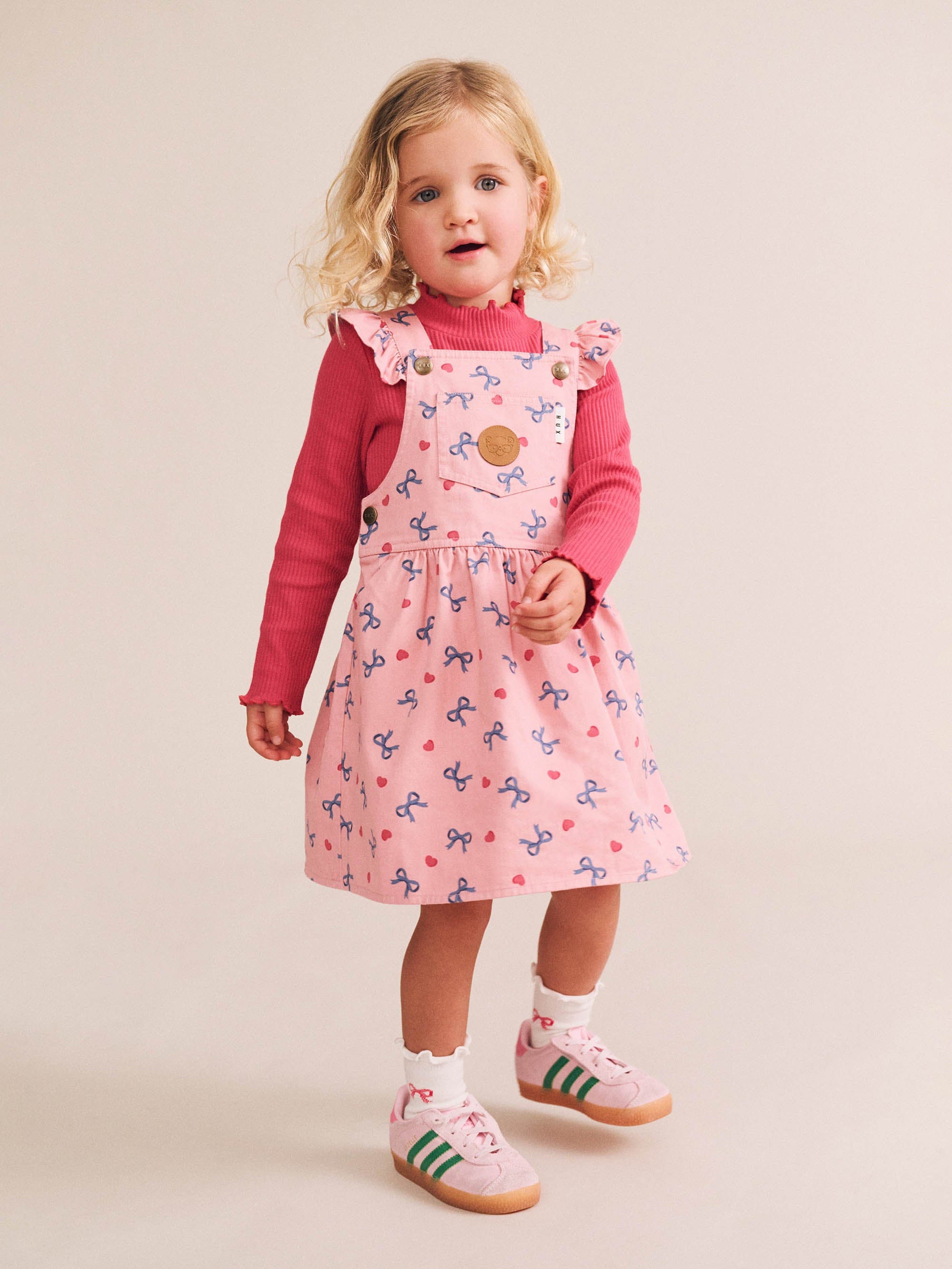 Cherry Rib Skivvy TOP LS Huxbaby