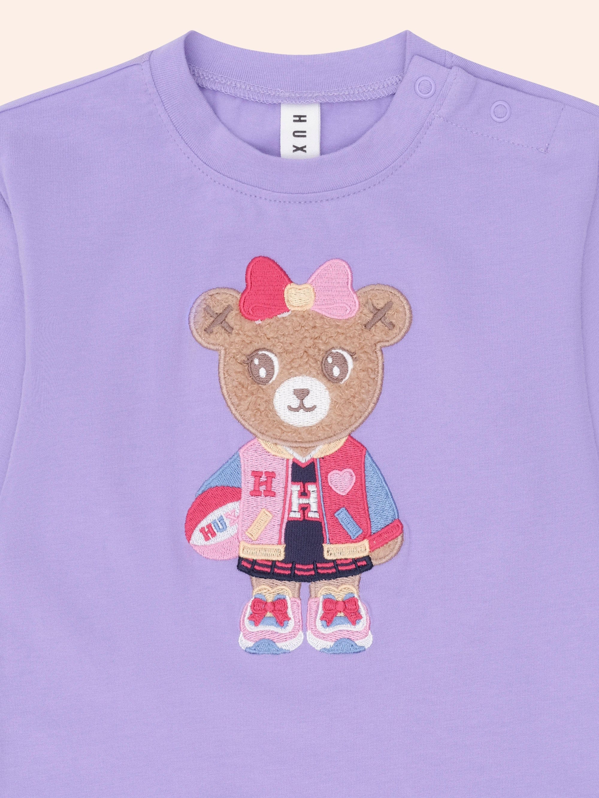 Baller Huxette Drop Sleeve Top TOP LS Huxbaby