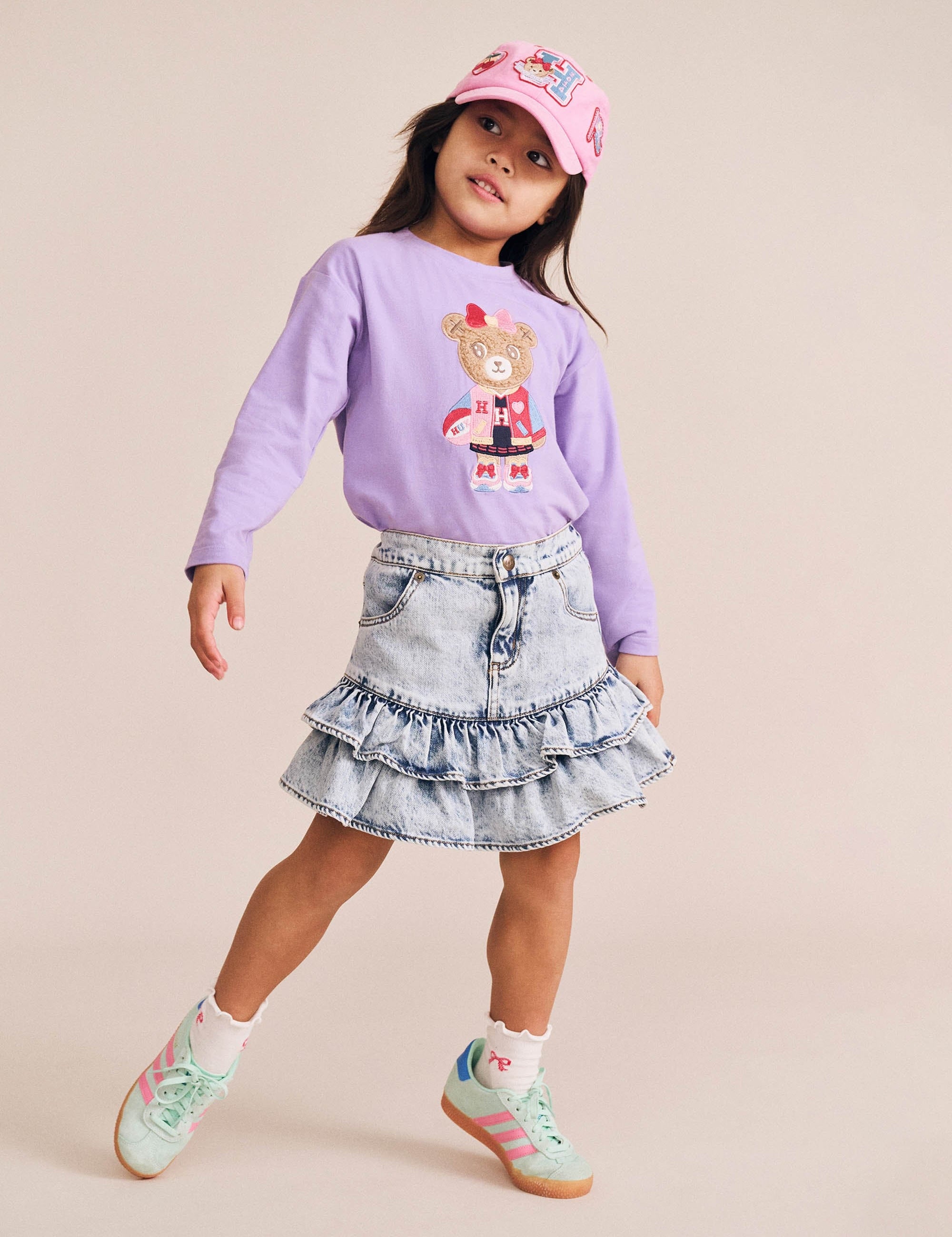 Baller Huxette Drop Sleeve Top TOP LS Huxbaby