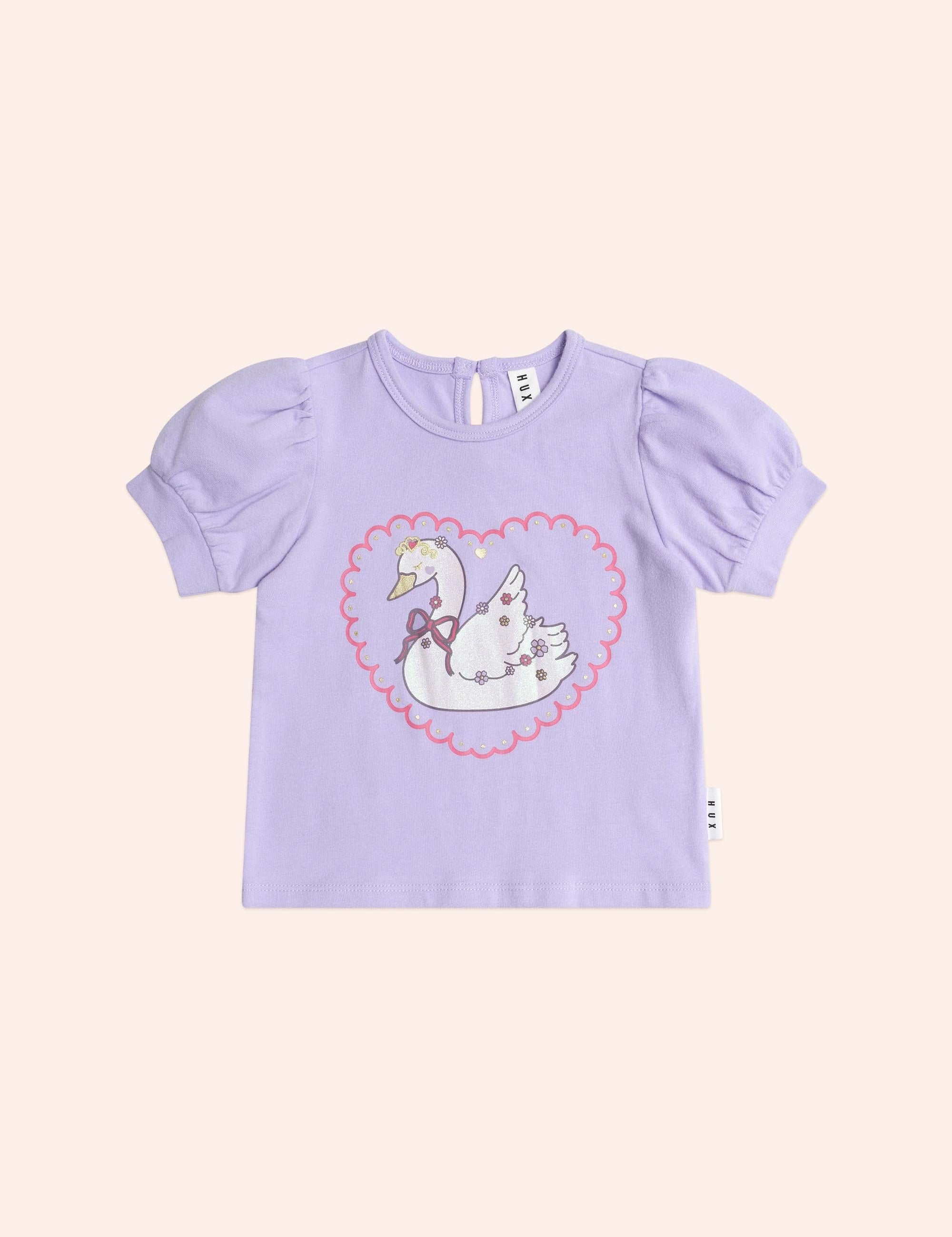 Swan Princess Puff Sleeve Tee T-SHIRT Huxbaby
