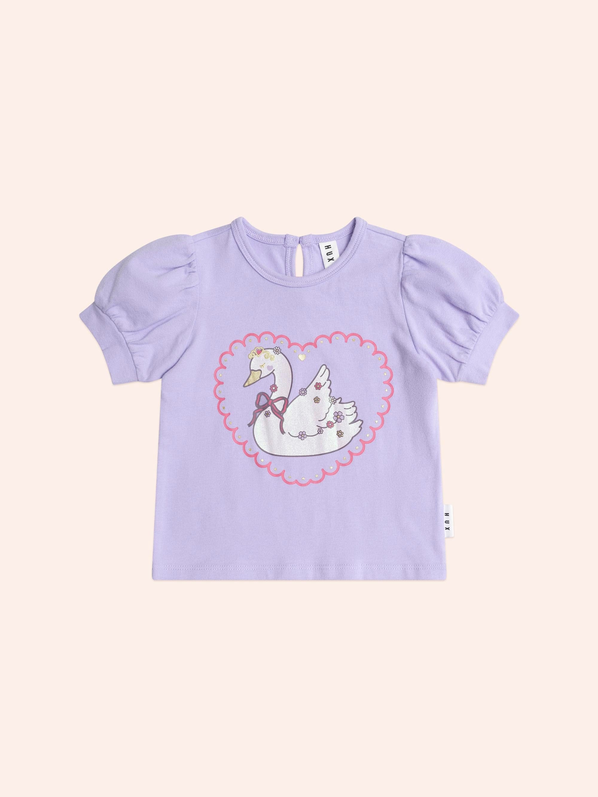 Swan Princess Puff Sleeve Tee T-SHIRT Huxbaby