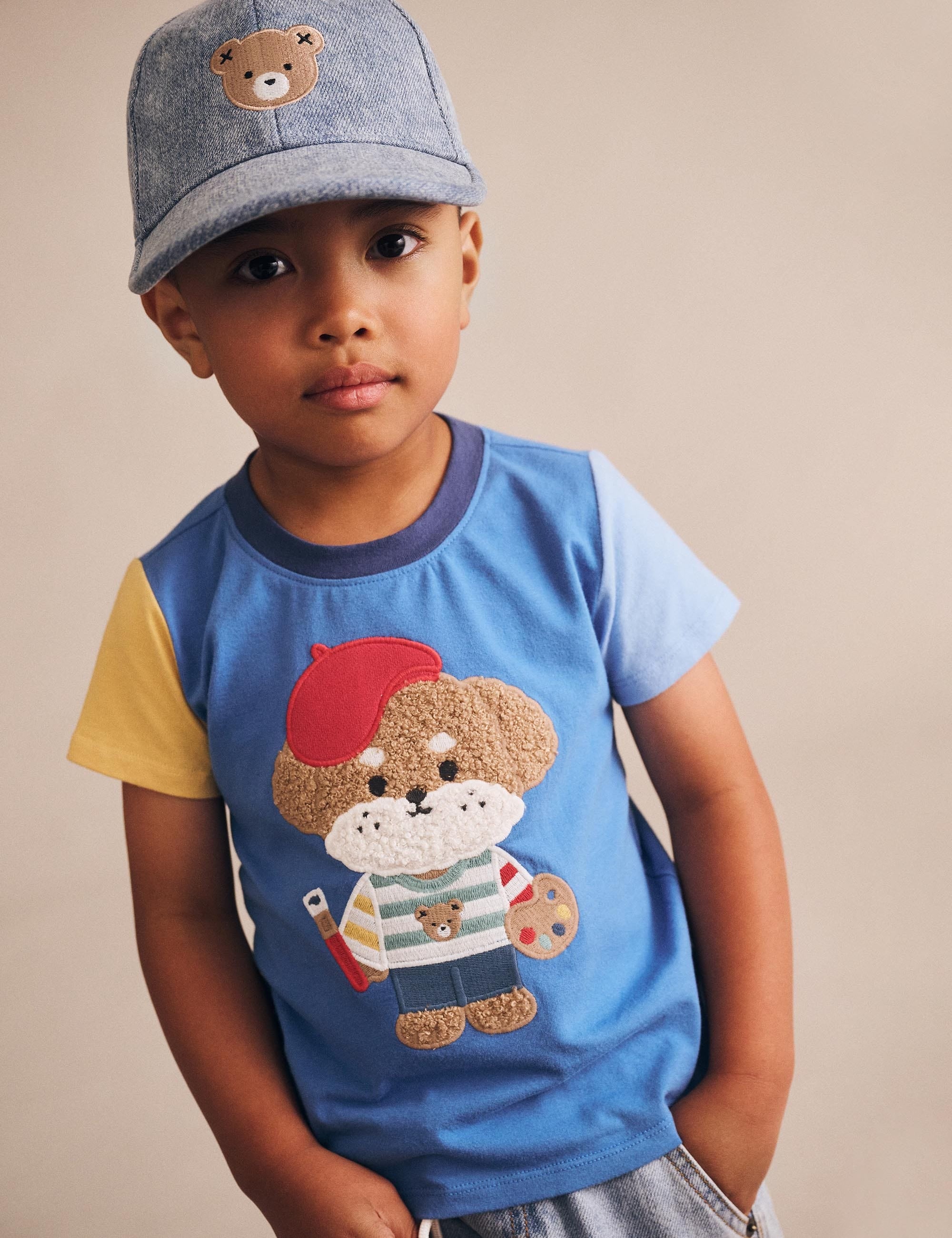 Parisian Painter Pup Tee T-SHIRT Huxbaby