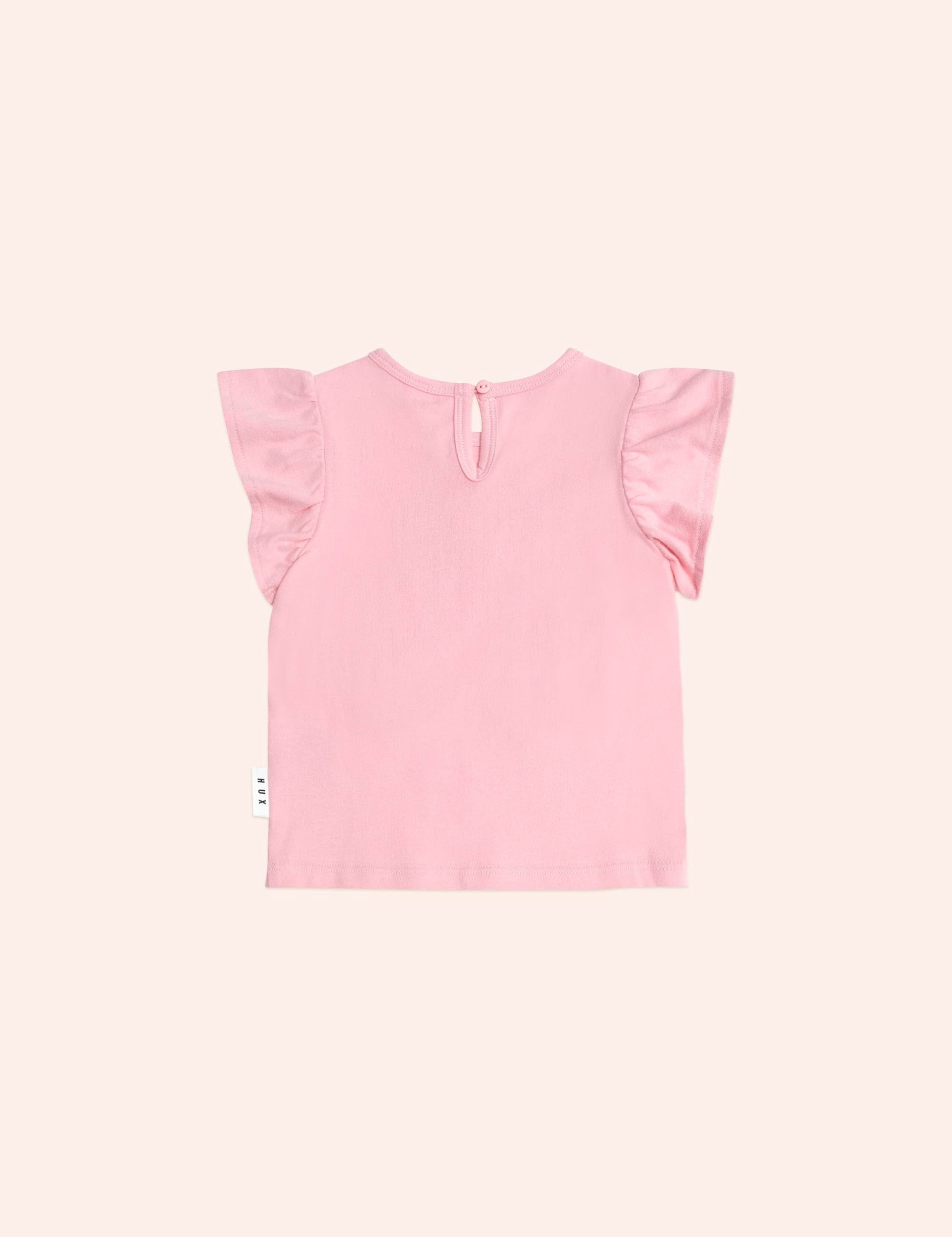 Cherry Heart Frill Tee T-SHIRT Huxbaby