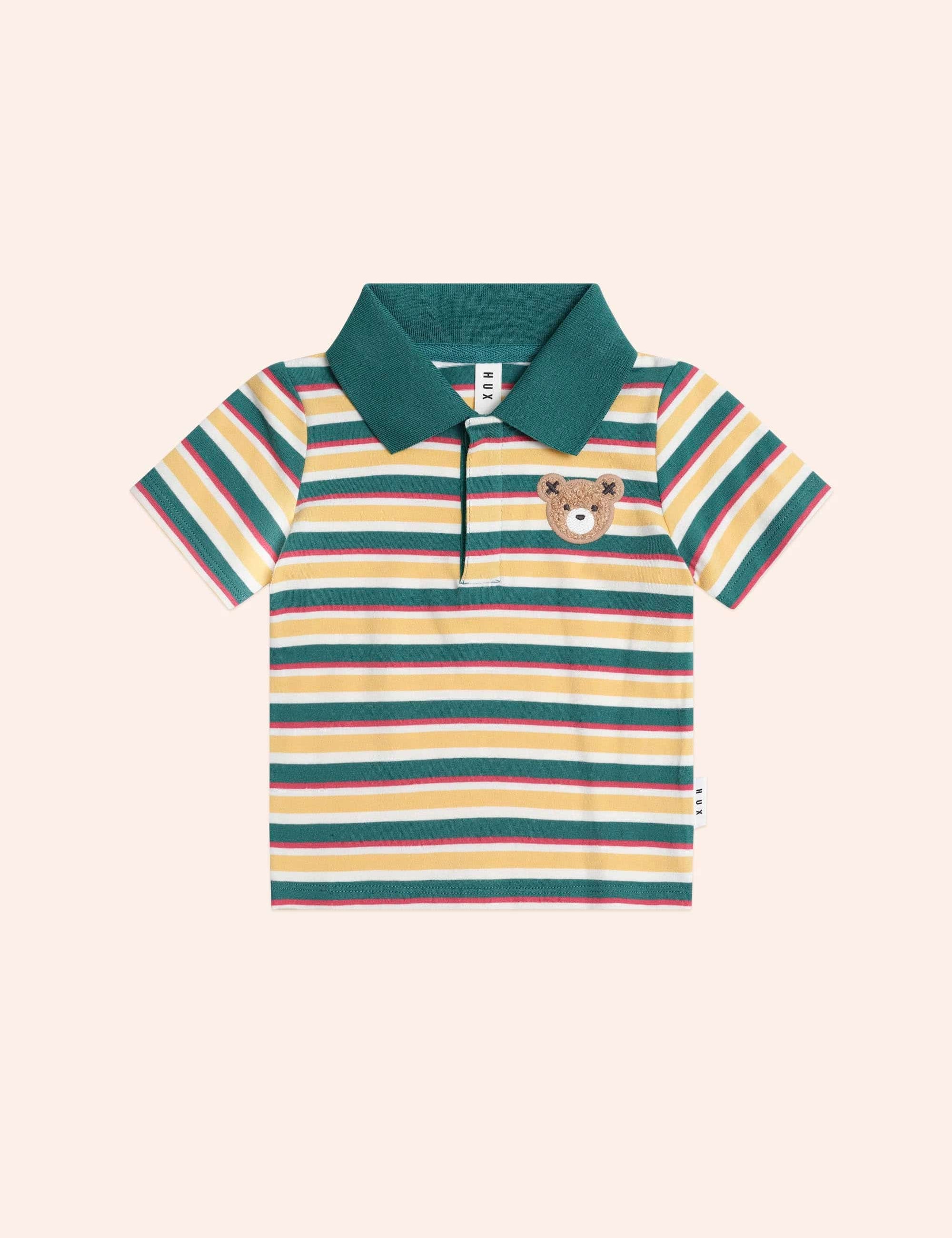 Hux Stripe Polo Tee T-SHIRT Huxbaby