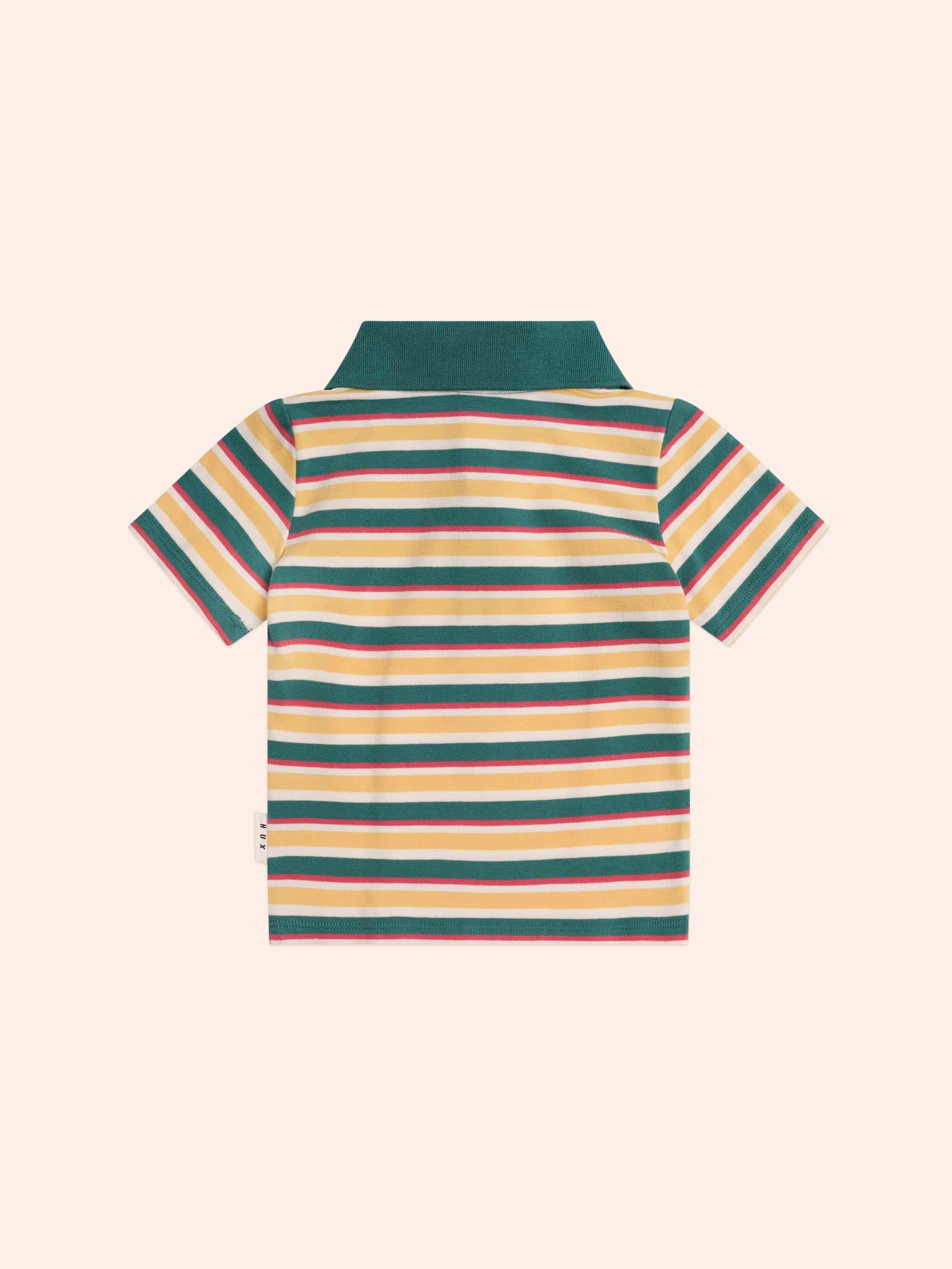 Hux Stripe Polo Tee T-SHIRT Huxbaby
