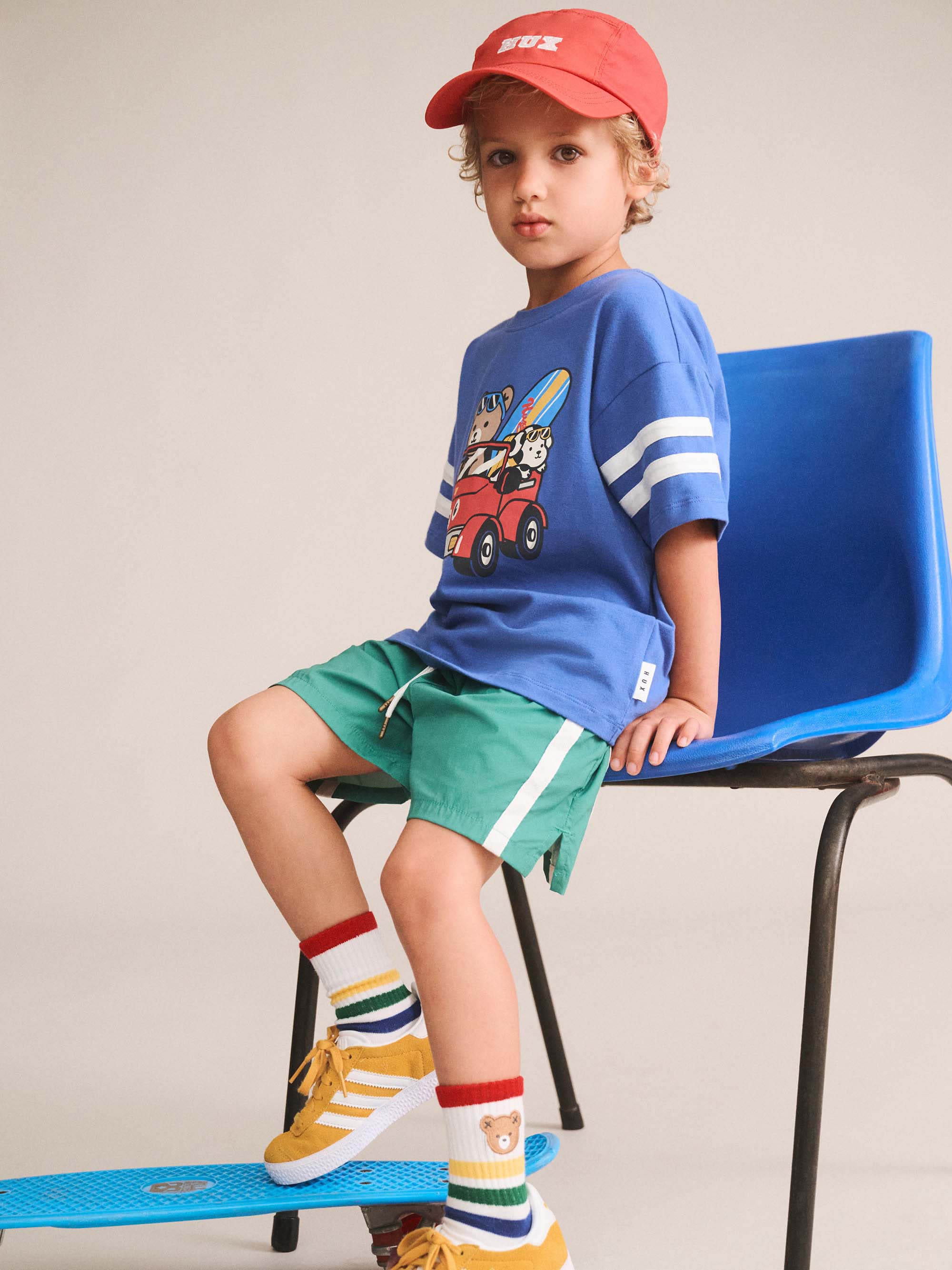 Beach Buggy Sporty Slouchy Tee T-SHIRT Huxbaby Shopify