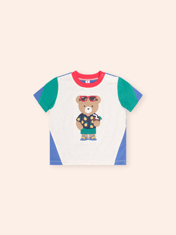 Tropical Hux Spliced Tee T-SHIRT Huxbaby Shopify