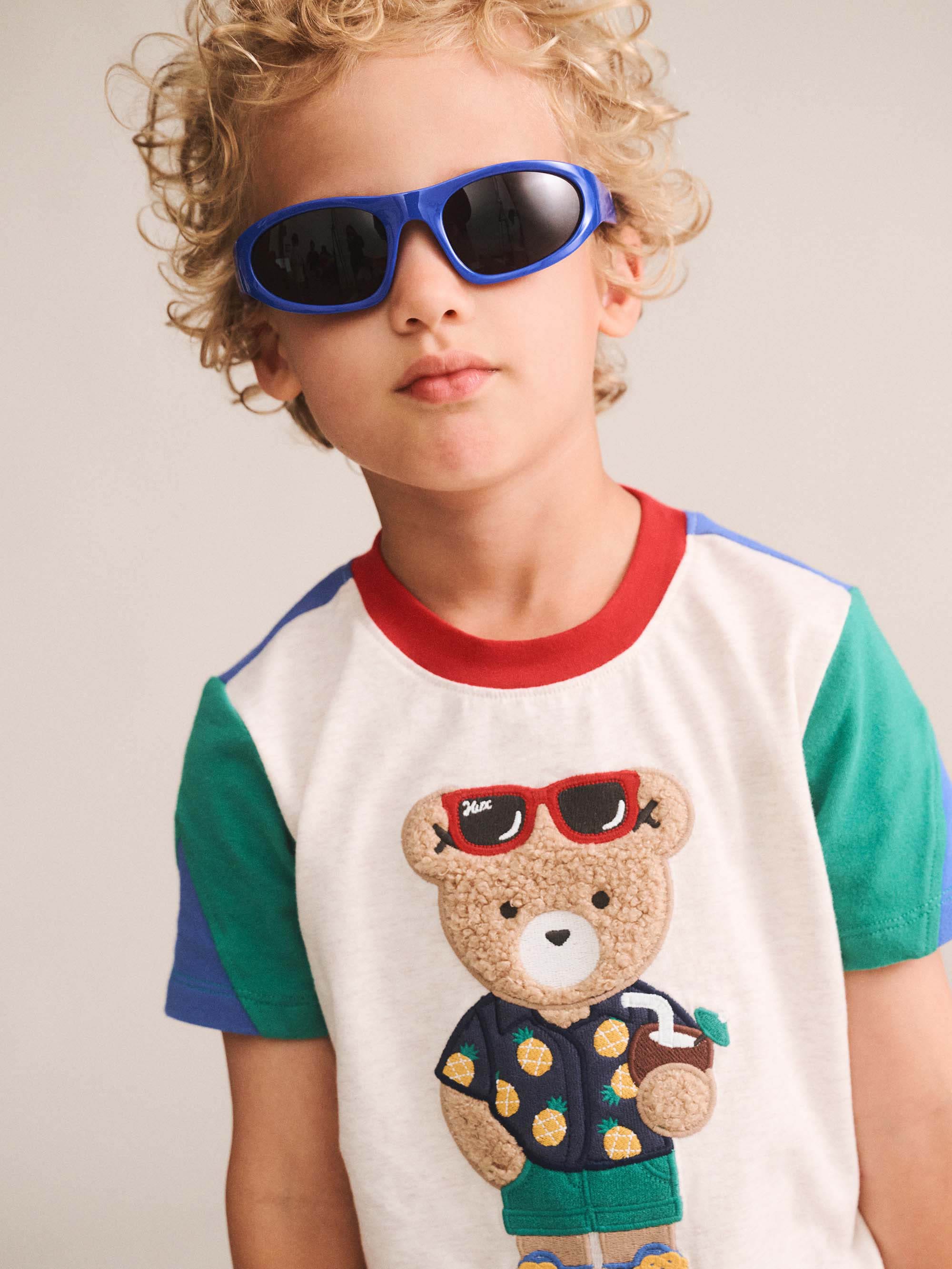 Tropical Hux Spliced Tee T-SHIRT Huxbaby Shopify