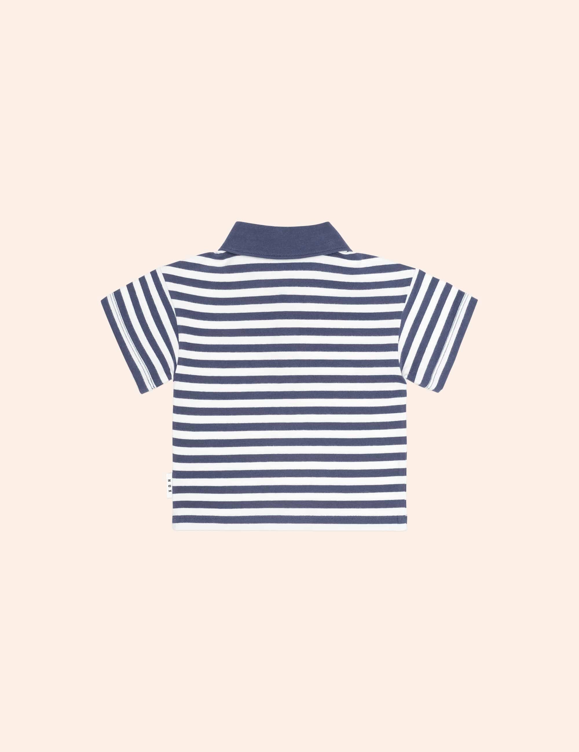 Stripe Father Huxmas Polo T-SHIRT Huxbaby Shopify