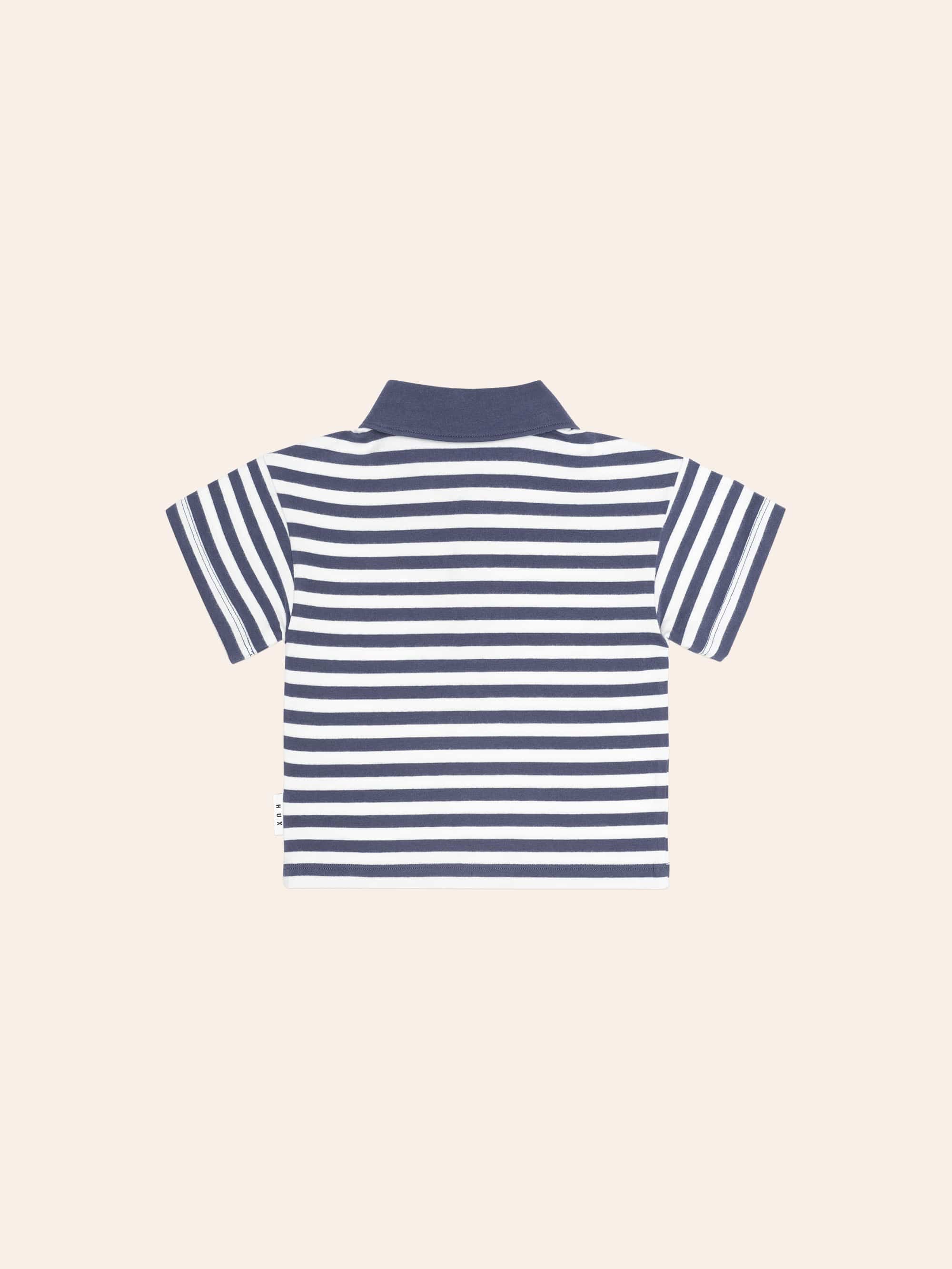 Stripe Father Huxmas Polo T-SHIRT Huxbaby Shopify