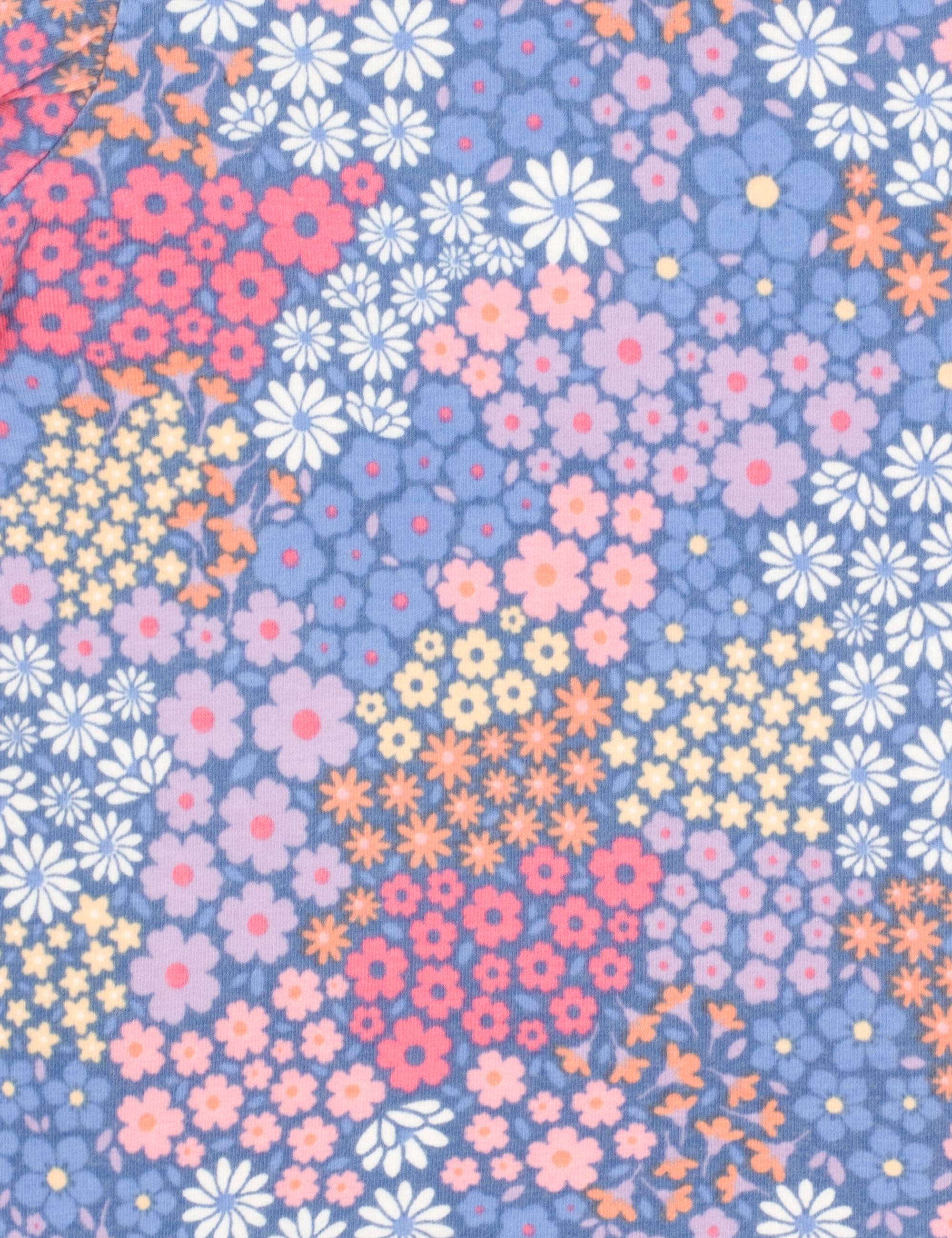 Floral Bloom Frill Top TOP LS Huxbaby