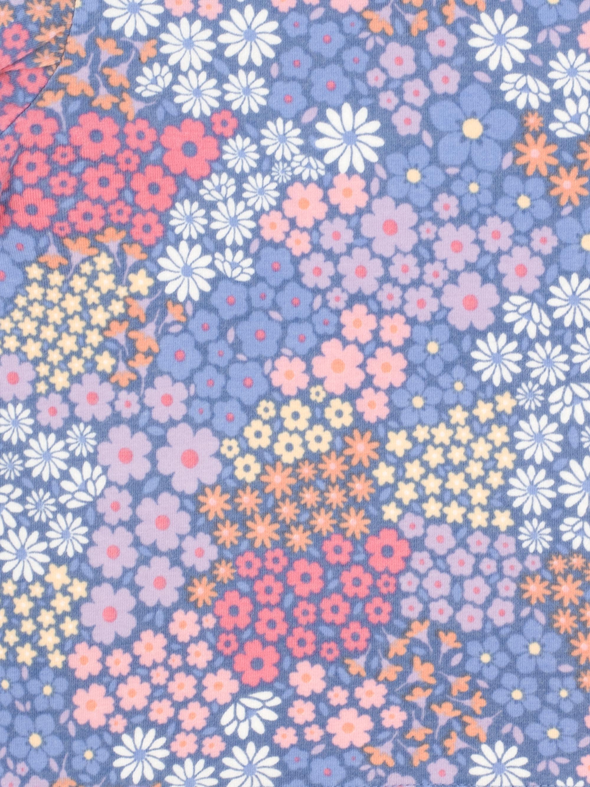 Floral Bloom Frill Top TOP LS Huxbaby