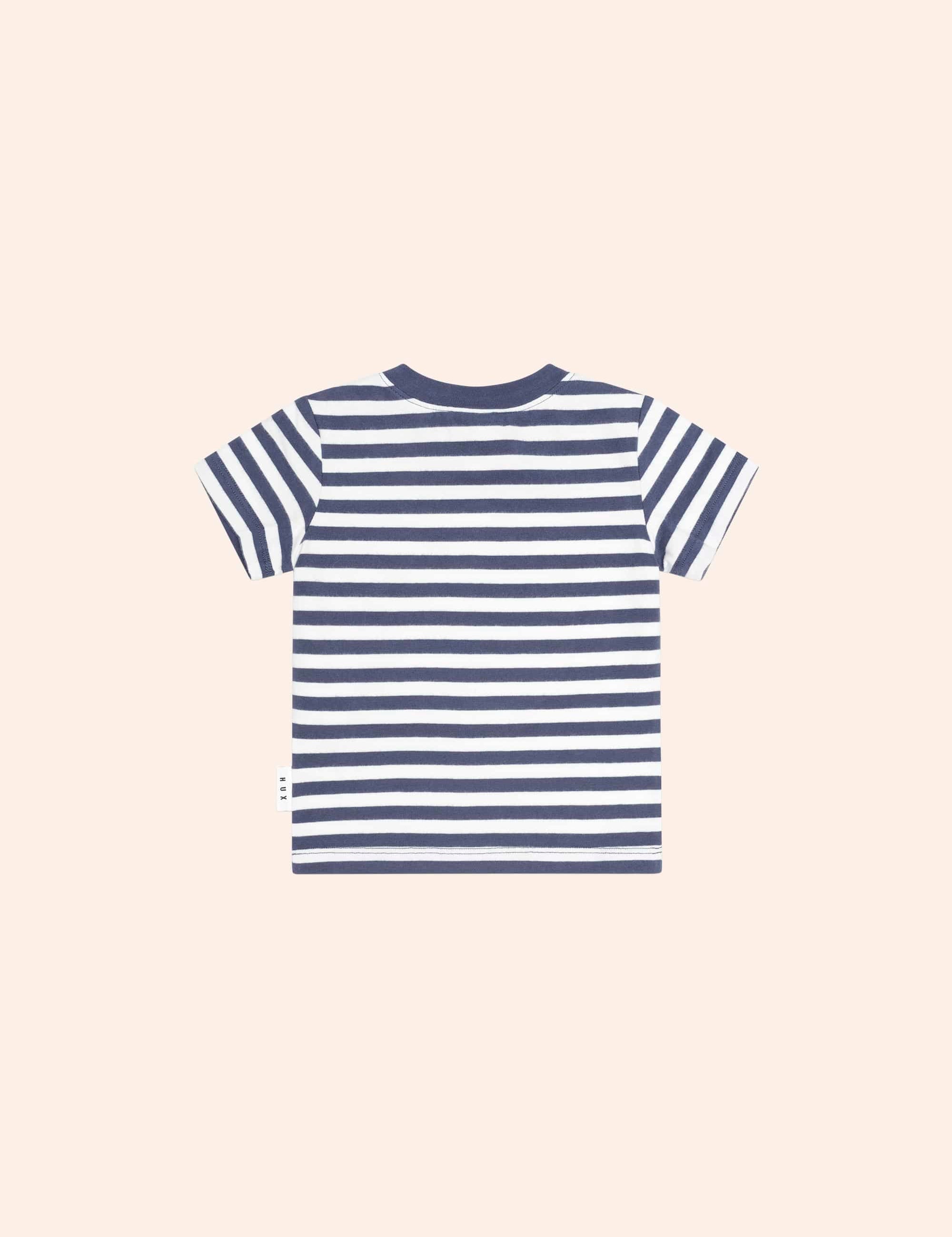Stripe Festive Huxbear Tee T-SHIRT Huxbaby Shopify