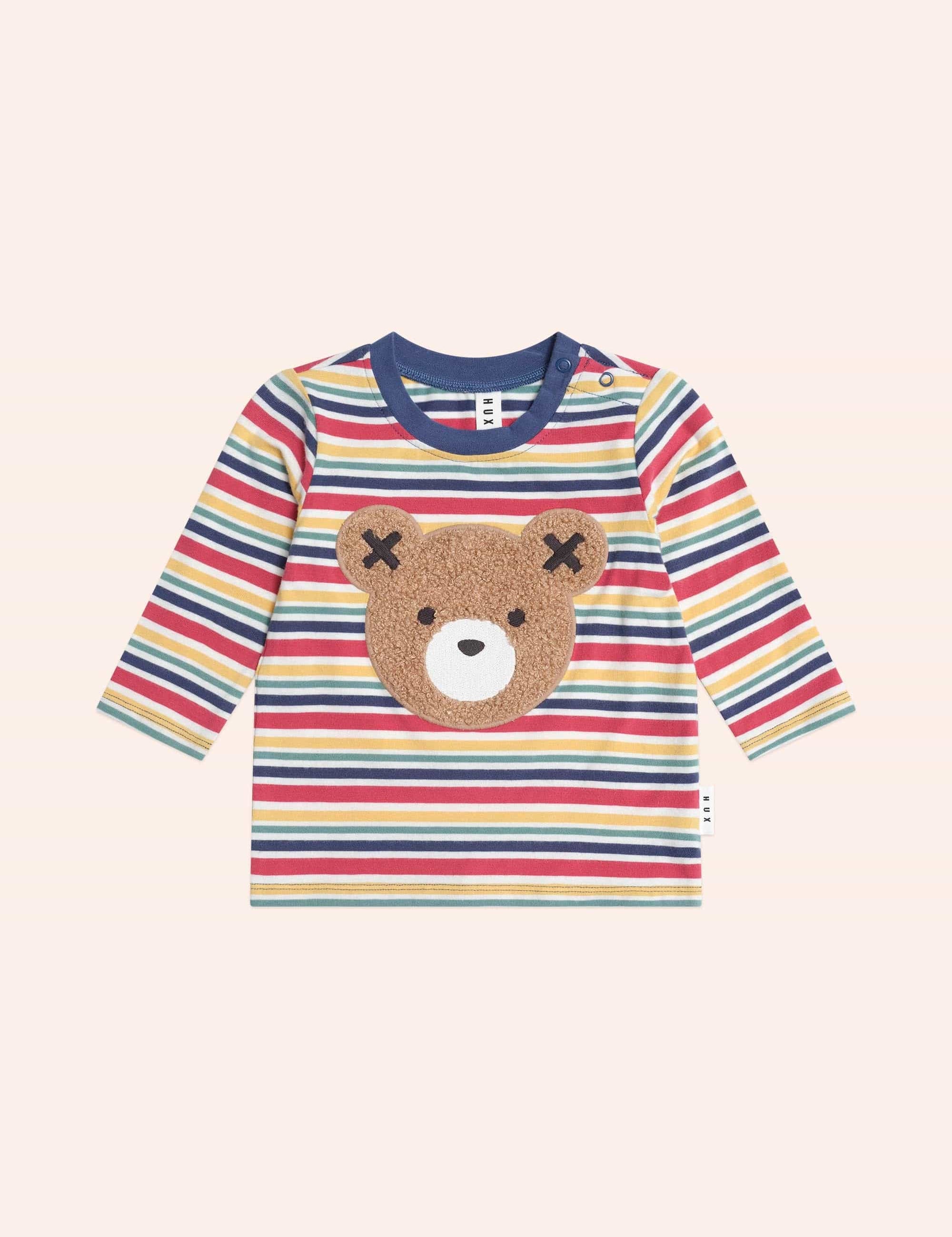 Furry Huxbear Longsleeve Top Vintage Stripe TOP LS Huxbaby