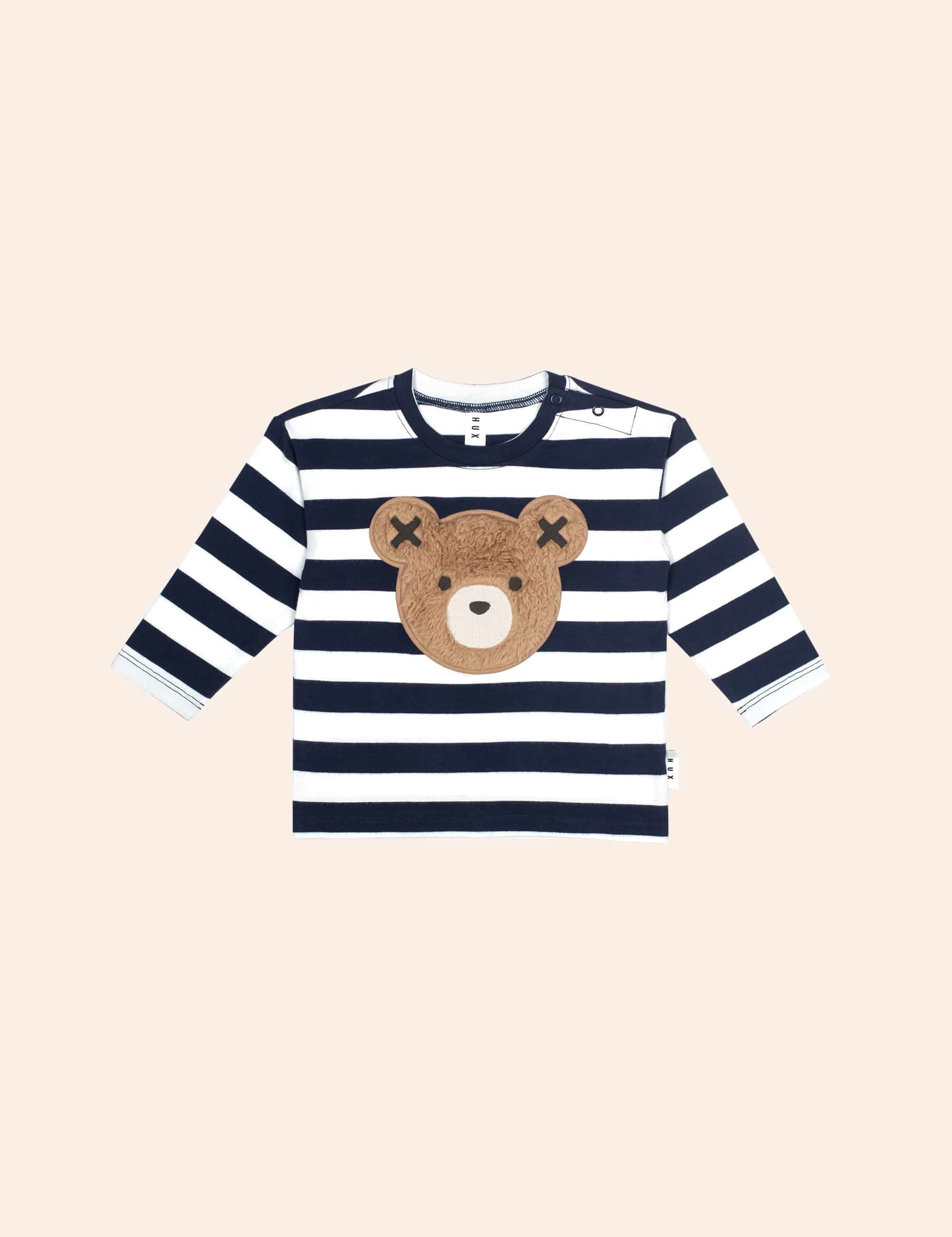 Furry Huxbear Stripe Top SWEATSHIRT Huxbaby