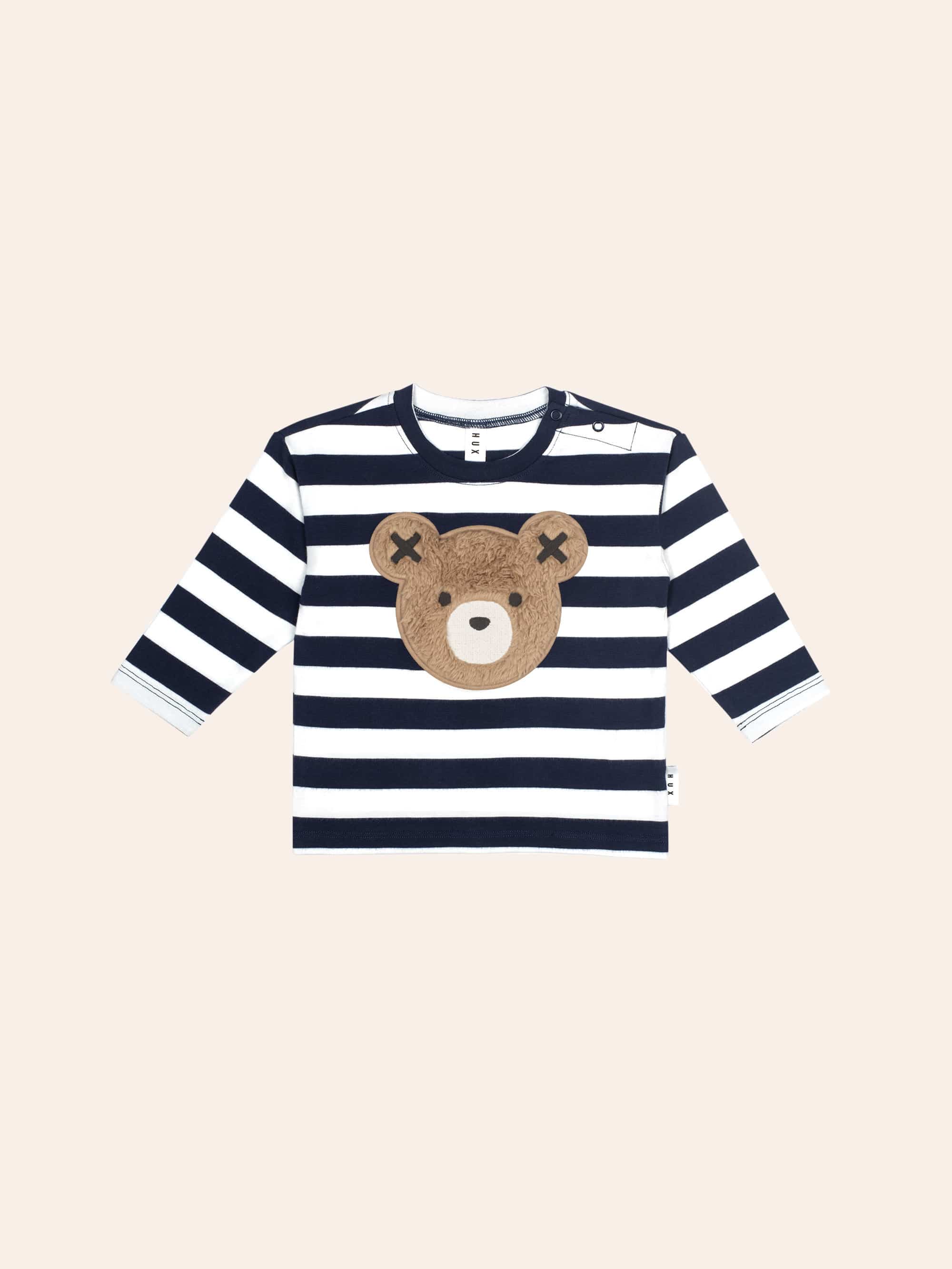 Furry Huxbear Stripe Top SWEATSHIRT Huxbaby