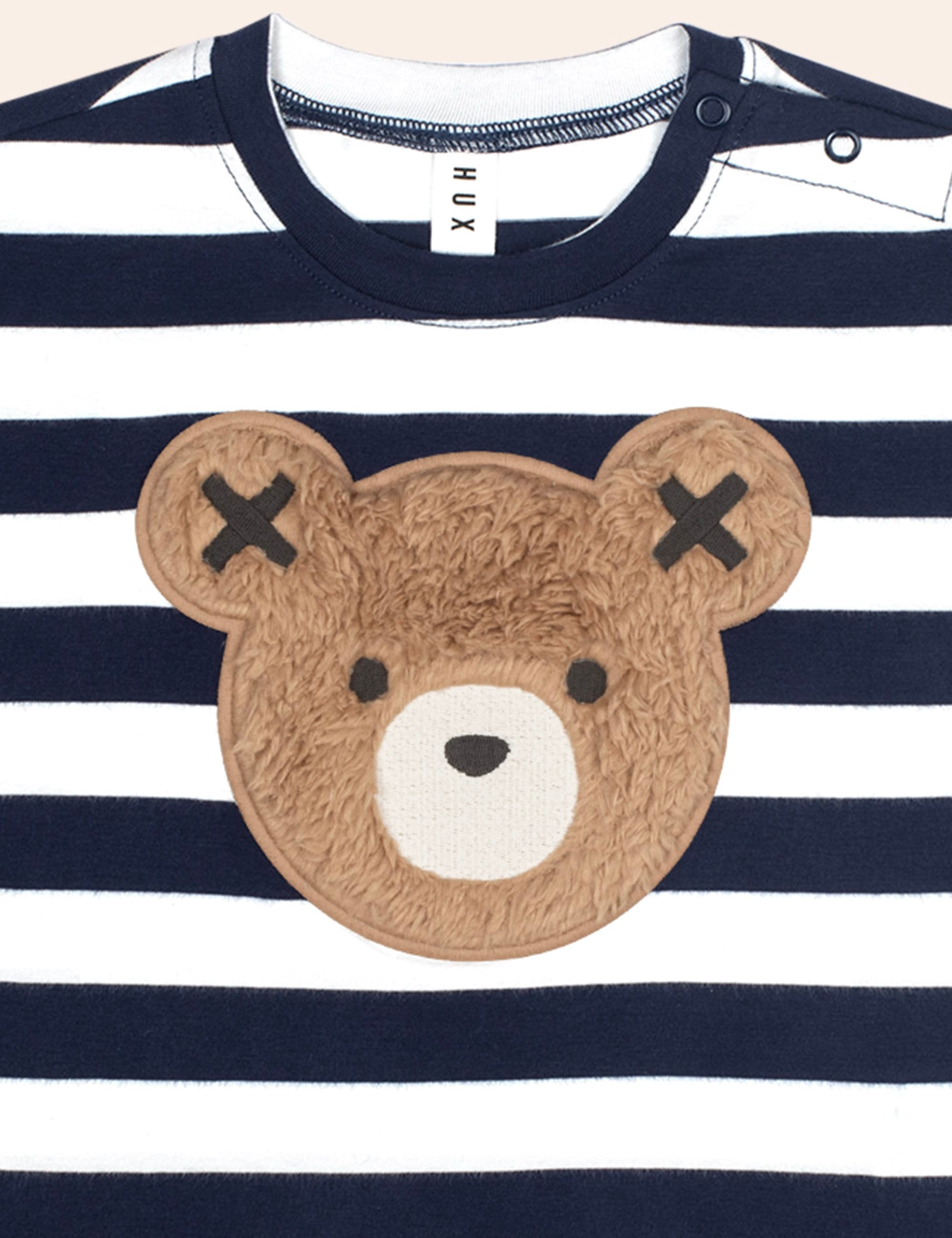 Furry Huxbear Stripe Top SWEATSHIRT Huxbaby