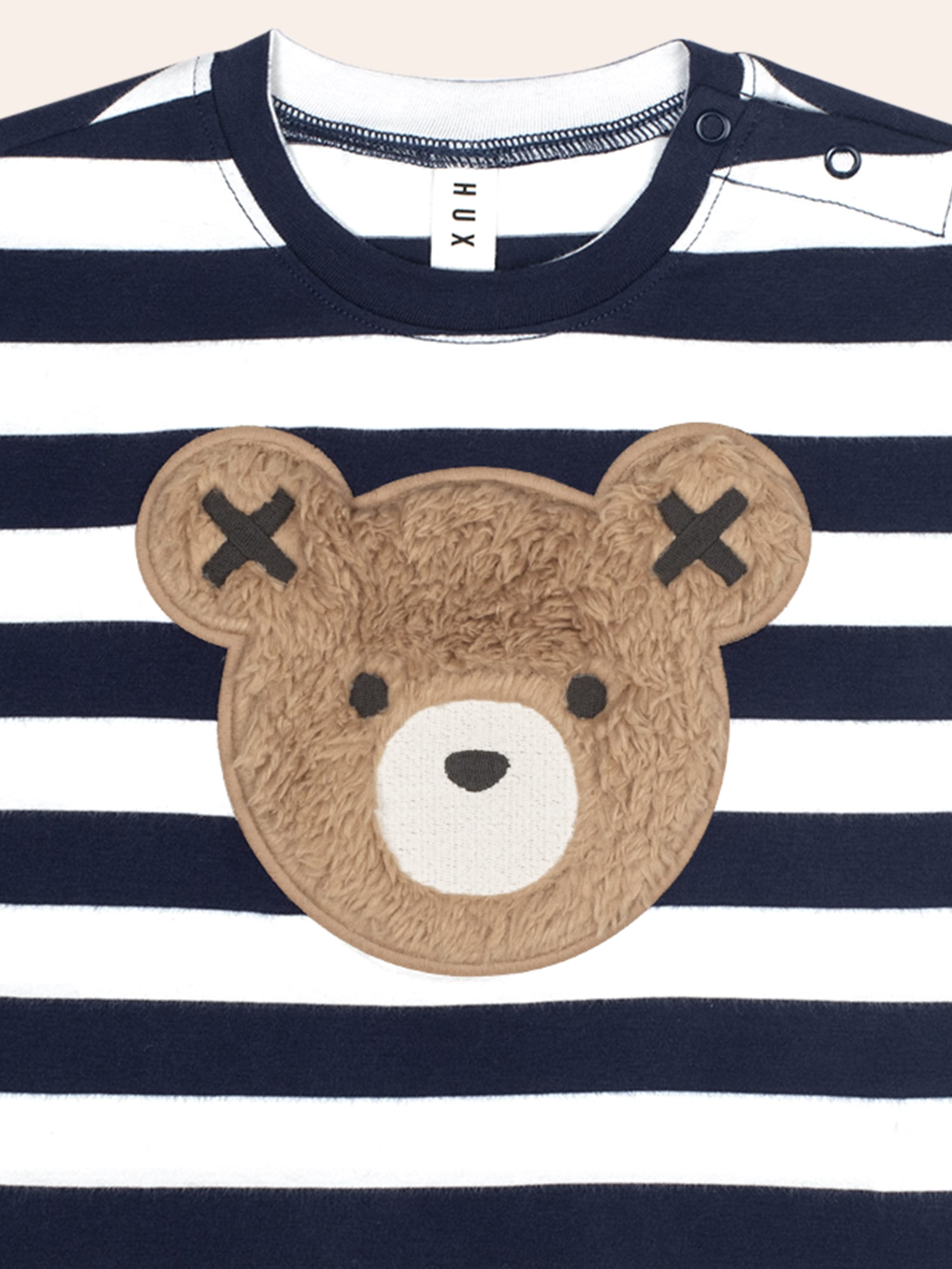 Furry Huxbear Stripe Top SWEATSHIRT Huxbaby
