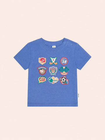 Vintage Sport Hux Embroidered Tee S/Slv T-SHIRT Huxbaby Shopify